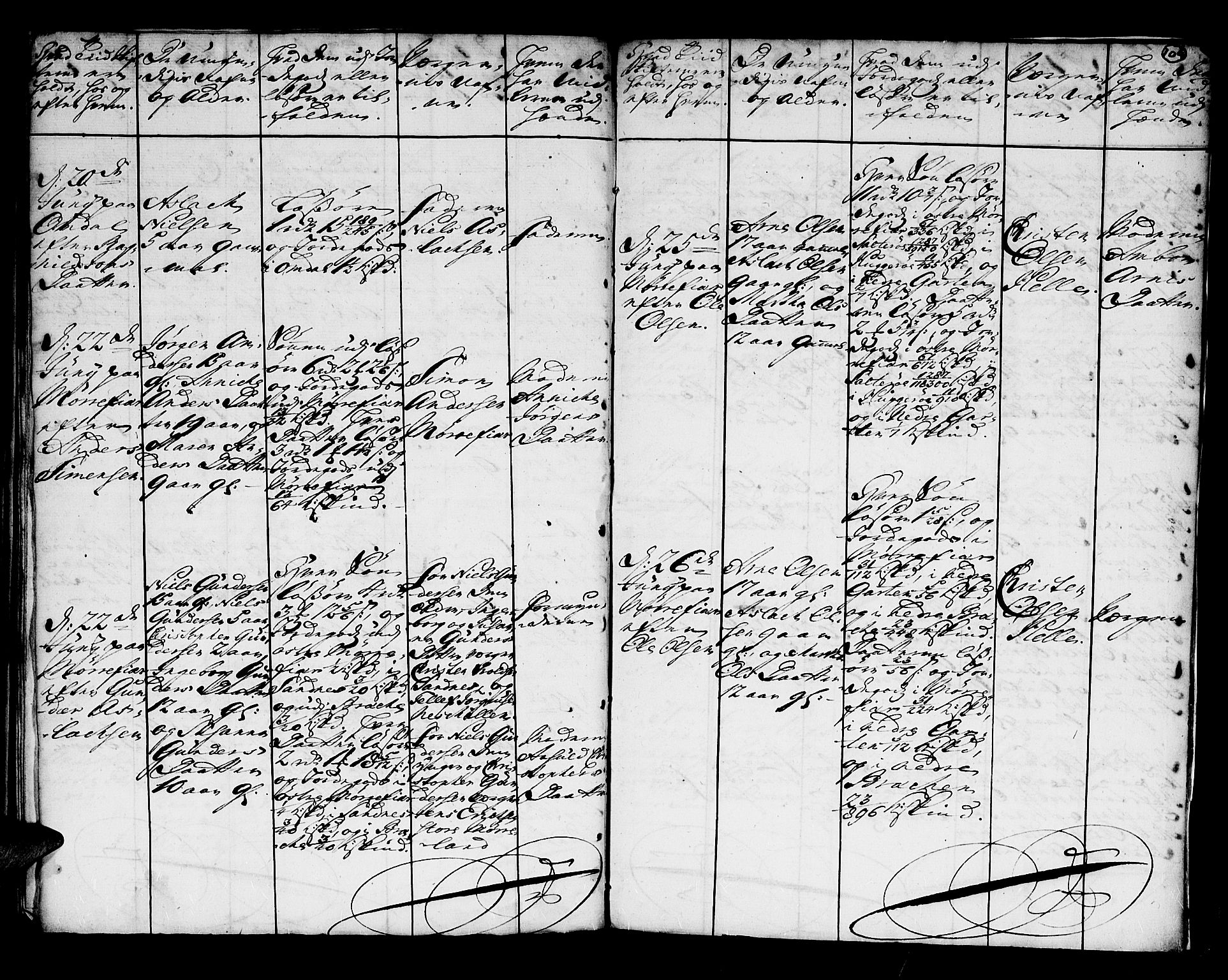 Nedenes sorenskriveri før 1824, SAK/1221-0007/H/Hc/L0061: Skifteprotokoll uten register nr 45, 1731-1737, p. 103b-104a