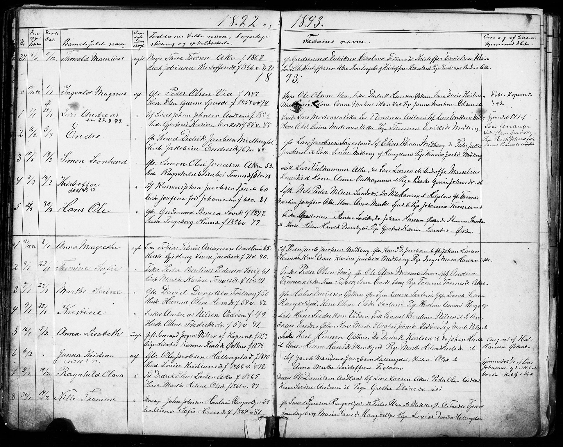 Kopervik sokneprestkontor, AV/SAST-A-101850/H/Ha/Hab/L0002: Parish register (copy) no. B 2, 1881-1905, p. 53