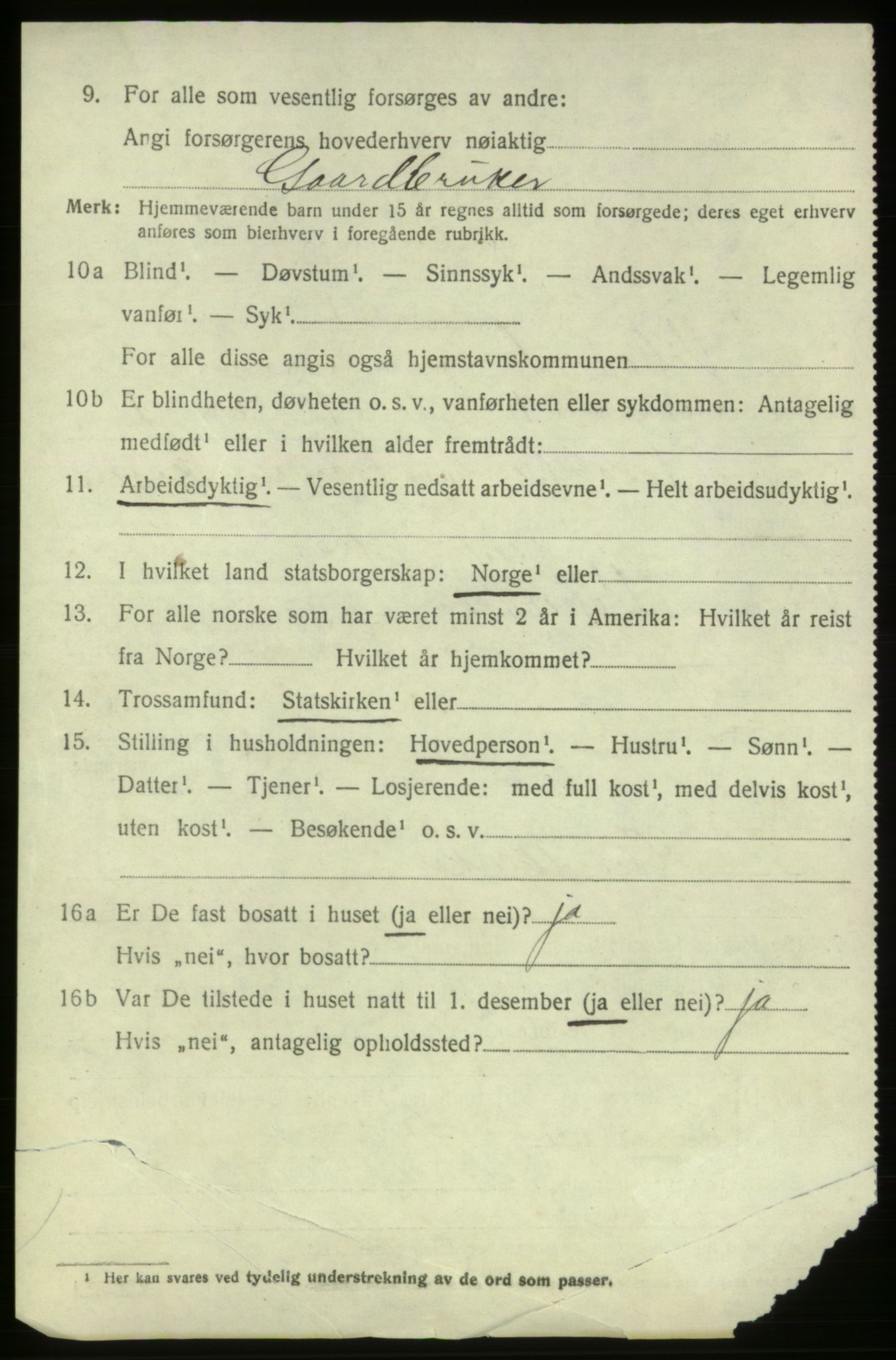 SAB, 1920 census for Vikebygd, 1920, p. 1556