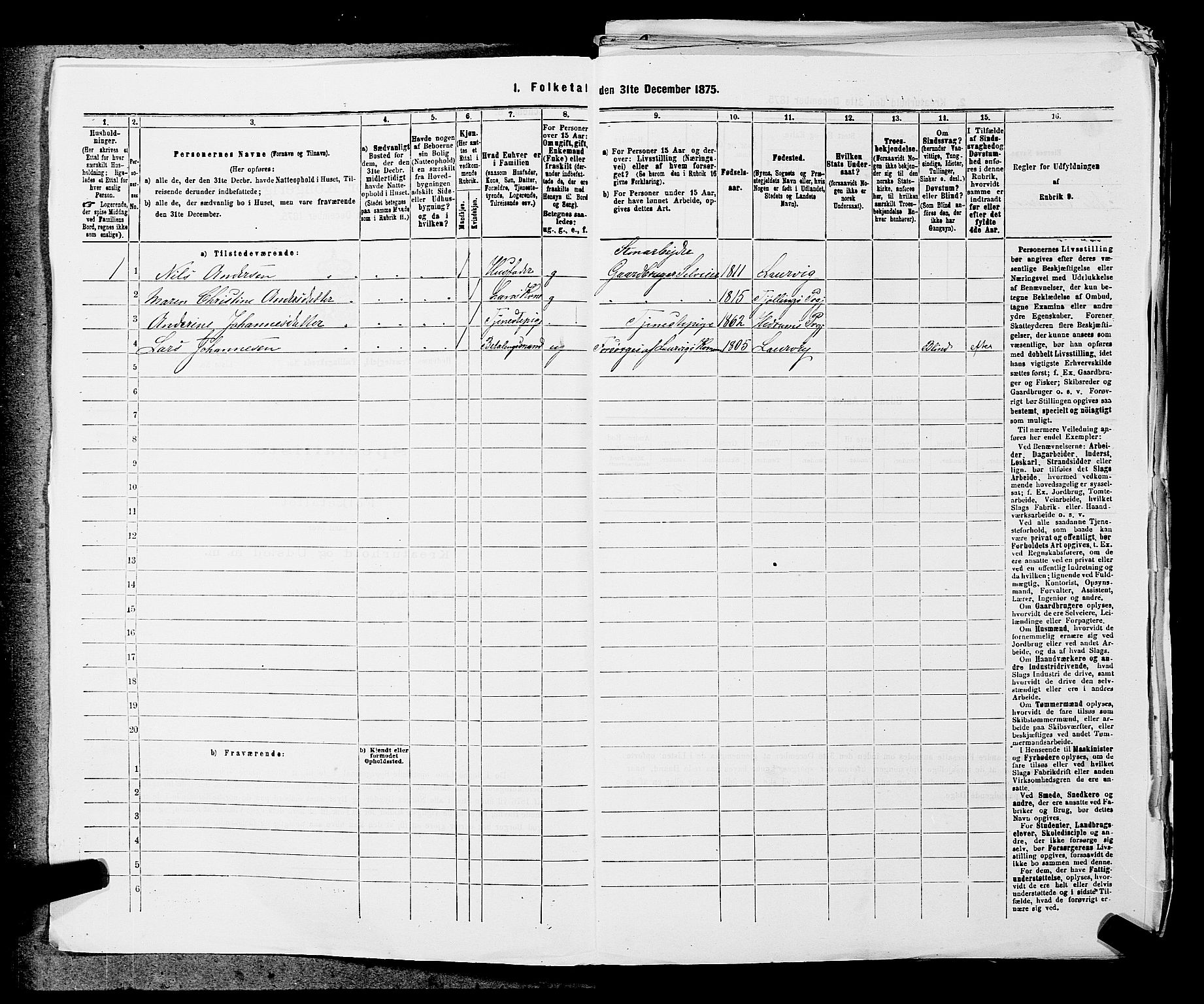 SAKO, 1875 census for 0727P Hedrum, 1875, p. 347