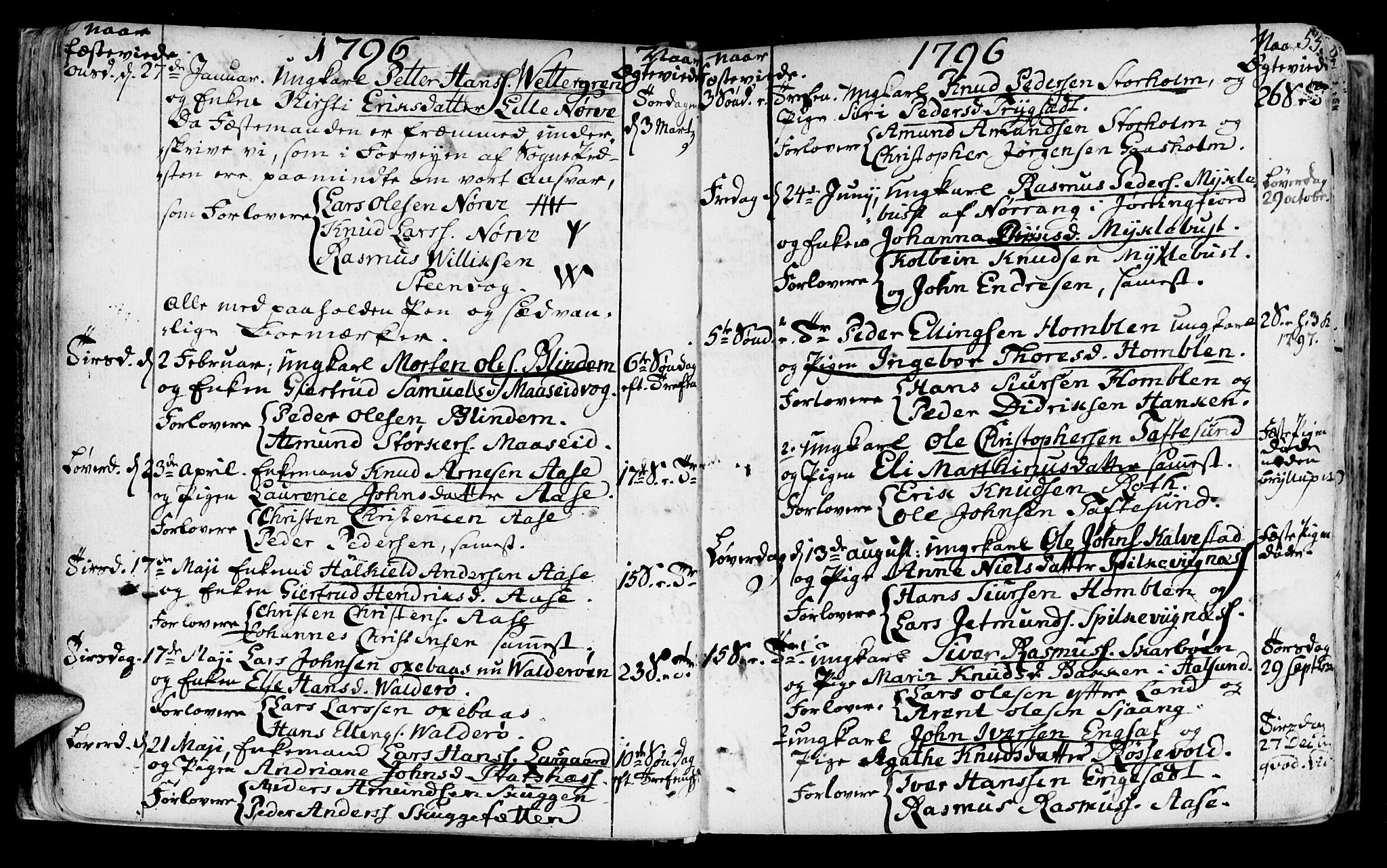 Ministerialprotokoller, klokkerbøker og fødselsregistre - Møre og Romsdal, AV/SAT-A-1454/528/L0392: Parish register (official) no. 528A03, 1762-1800, p. 53