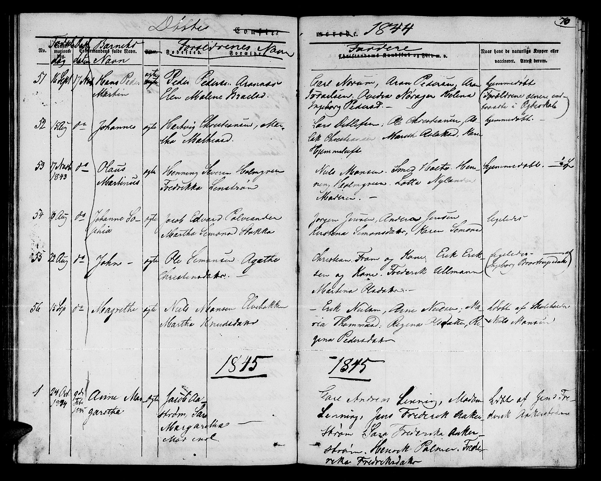 Talvik sokneprestkontor, SATØ/S-1337/H/Ha/L0015kirke: Parish register (official) no. 15, 1837-1847, p. 70
