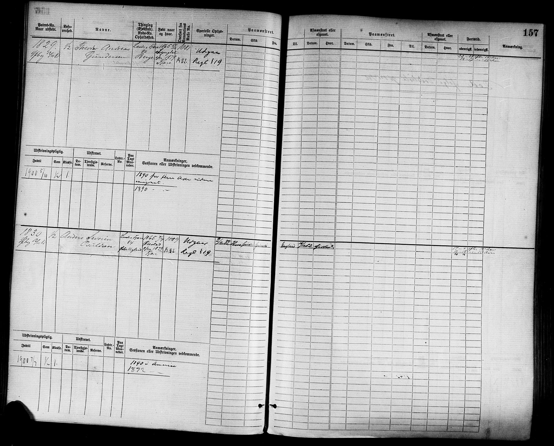 Grimstad mønstringskrets, AV/SAK-2031-0013/F/Fb/L0003: Hovedrulle nr 1517-2276, F-6, 1877-1888, p. 163