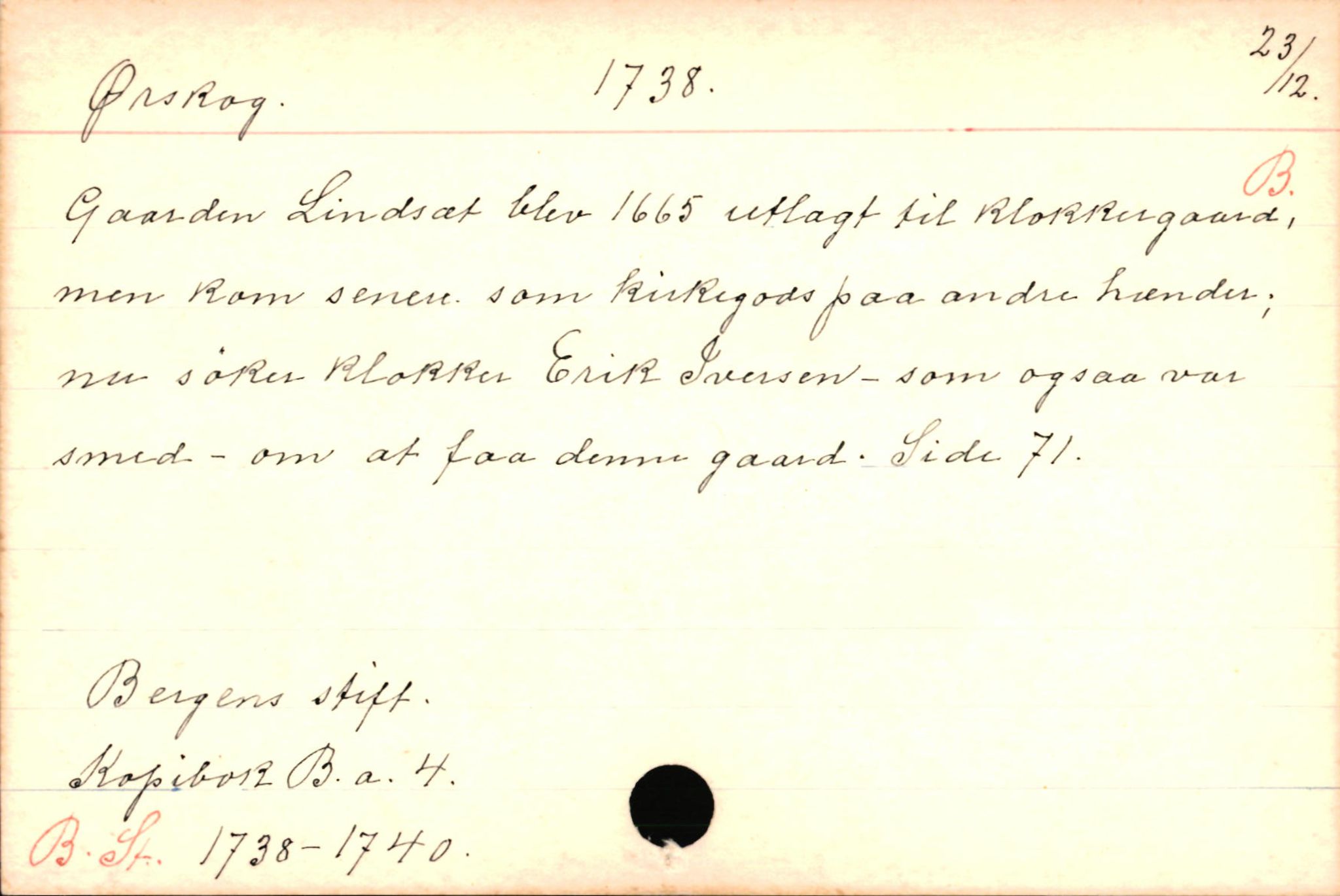 Haugen, Johannes - lærer, AV/SAB-SAB/PA-0036/01/L0001: Om klokkere og lærere, 1521-1904, p. 11079