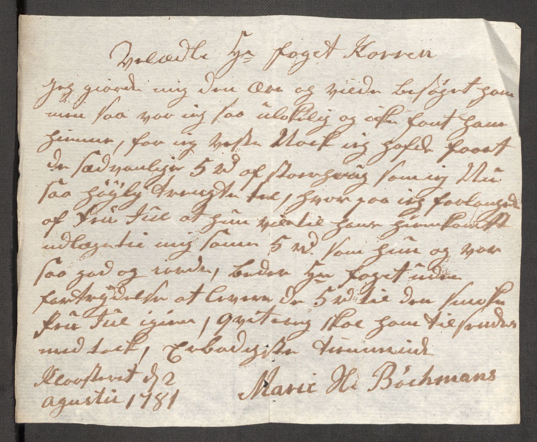 Rentekammeret inntil 1814, Reviderte regnskaper, Fogderegnskap, AV/RA-EA-4092/R48/L3097: Fogderegnskap Sunnhordland og Hardanger, 1781, p. 339