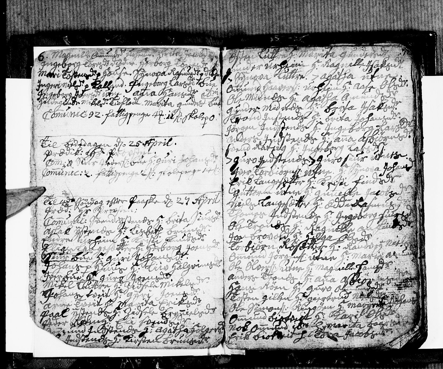 Ullensvang sokneprestembete, AV/SAB-A-78701/H/Hab: Parish register (copy) no. E 1, 1766-1769, p. 4-5