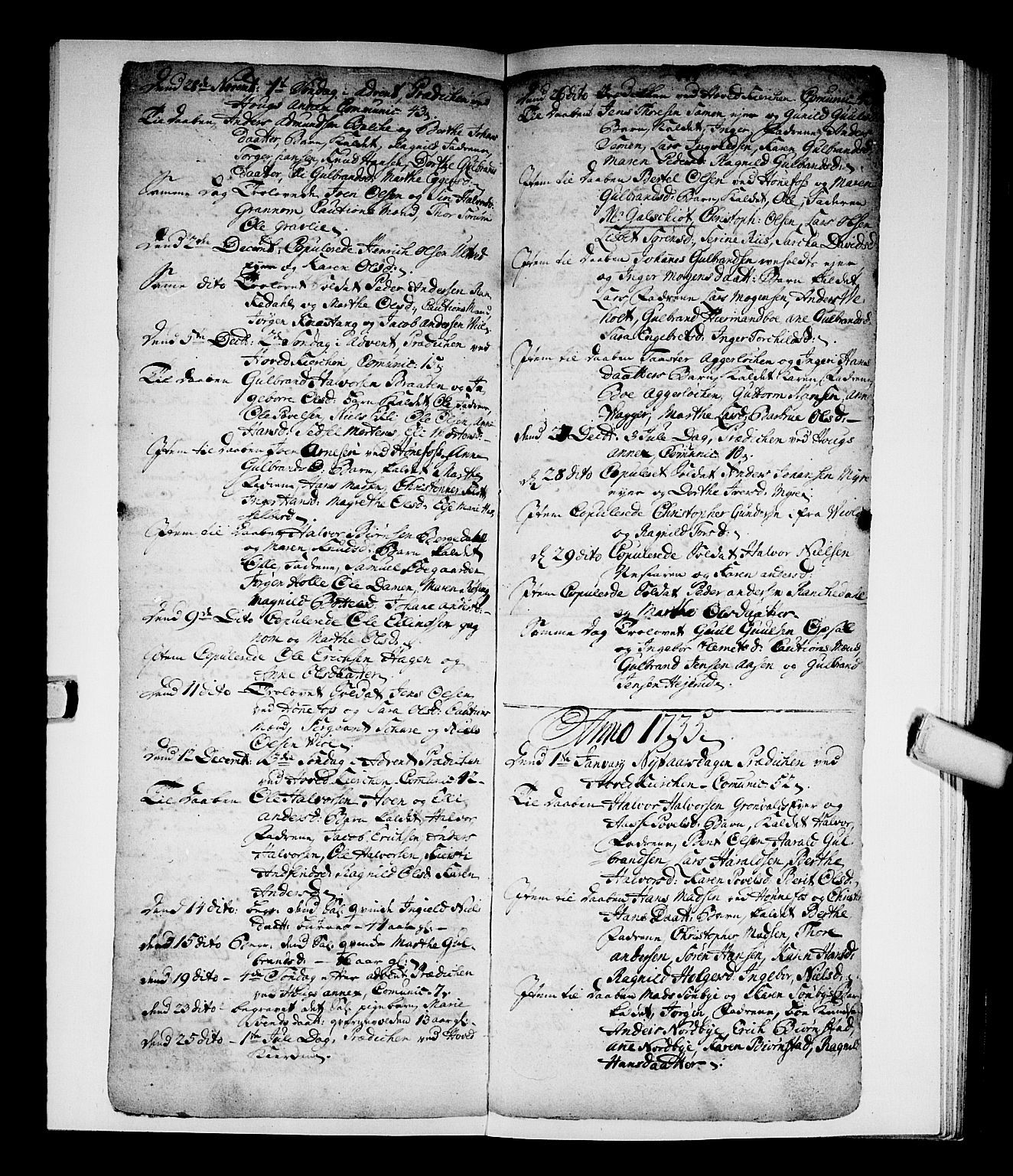 Norderhov kirkebøker, SAKO/A-237/F/Fa/L0002b: Parish register (official) no. 2B, 1726-1739, p. 498-499