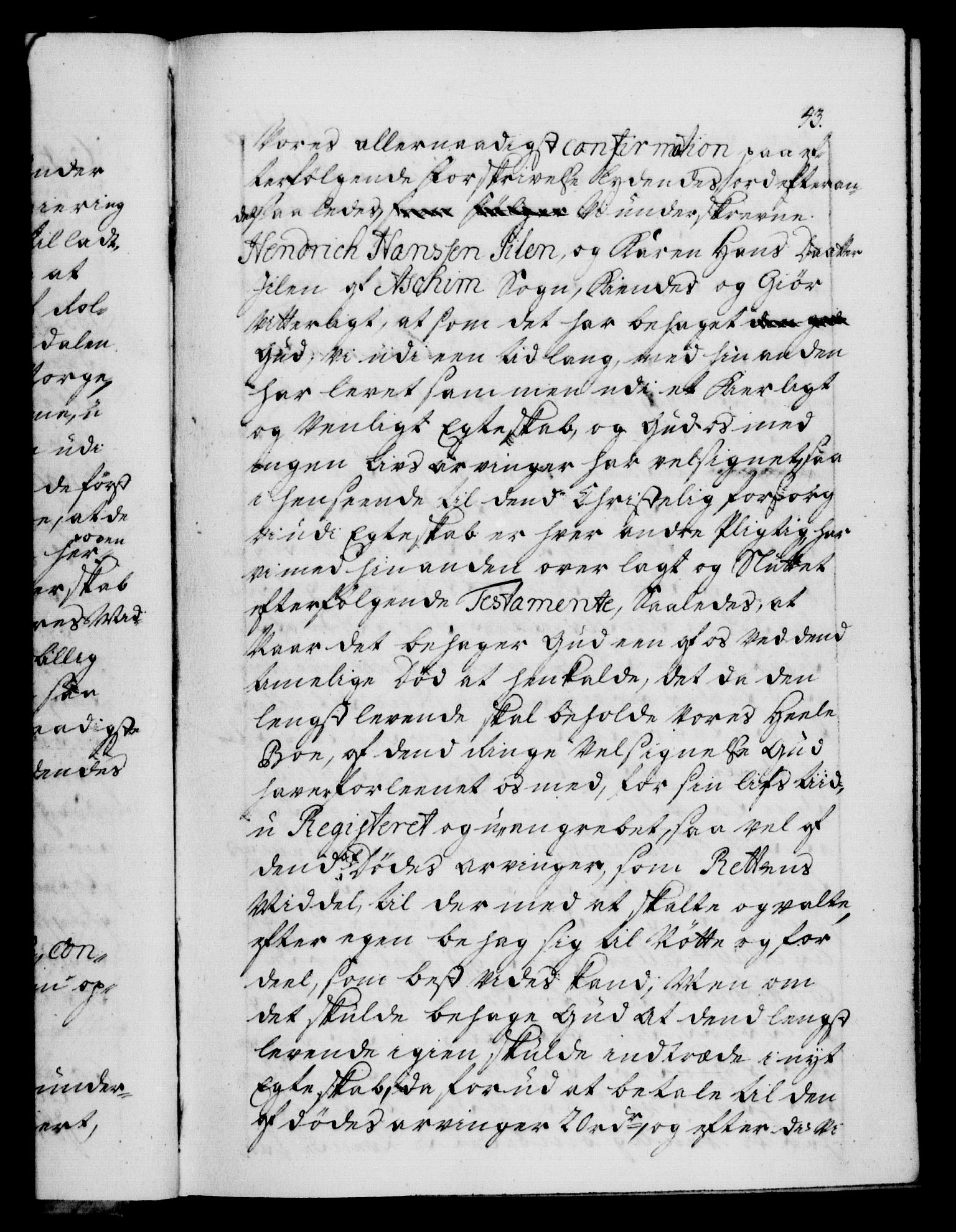 Danske Kanselli 1572-1799, AV/RA-EA-3023/F/Fc/Fca/Fcaa/L0026: Norske registre, 1729-1730, p. 43a