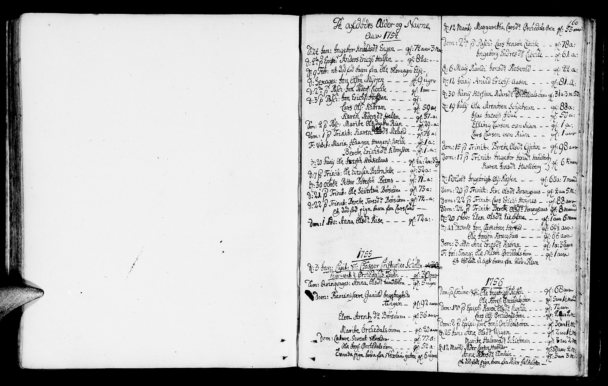 Ministerialprotokoller, klokkerbøker og fødselsregistre - Sør-Trøndelag, SAT/A-1456/665/L0768: Parish register (official) no. 665A03, 1754-1803, p. 160