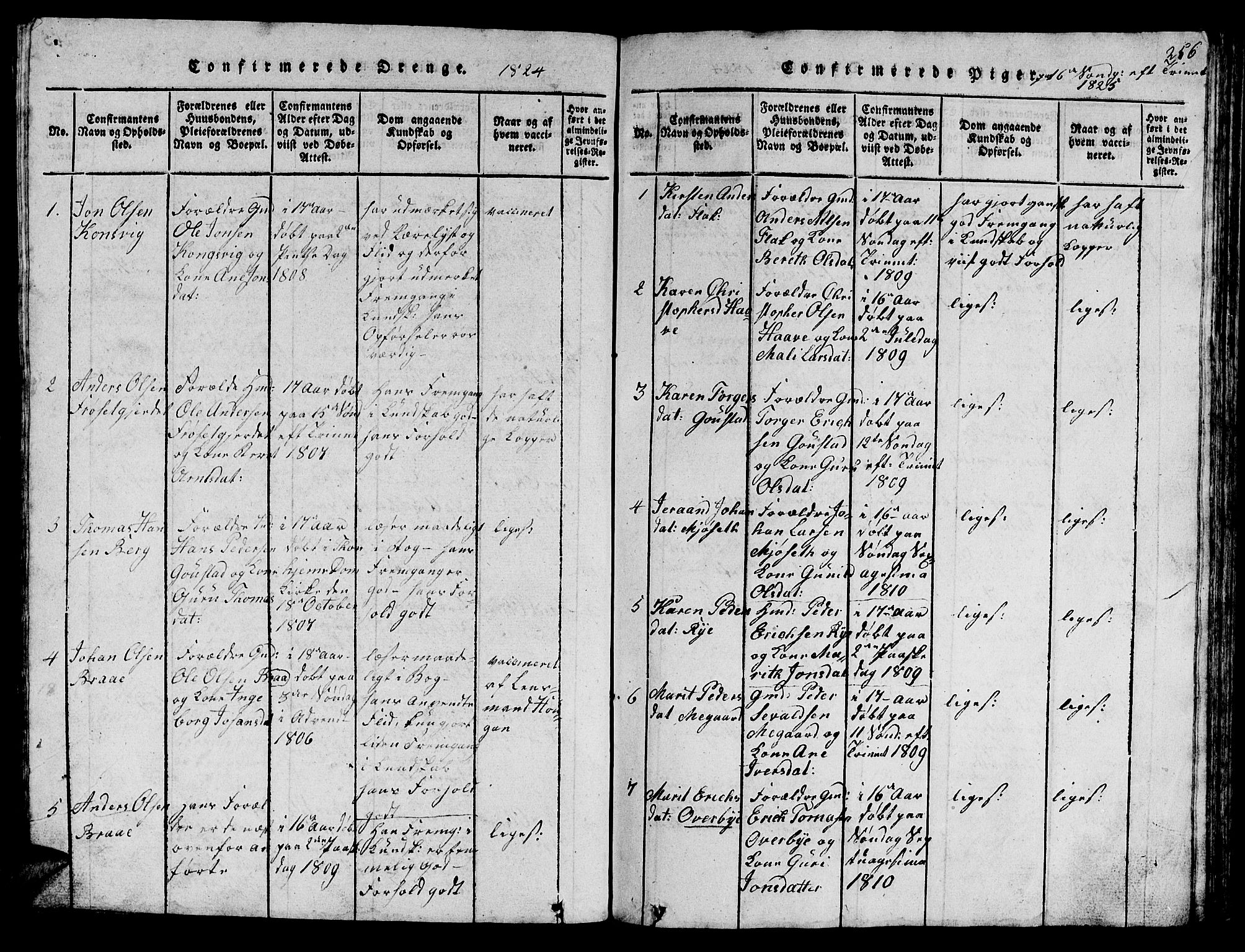 Ministerialprotokoller, klokkerbøker og fødselsregistre - Sør-Trøndelag, SAT/A-1456/612/L0385: Parish register (copy) no. 612C01, 1816-1845, p. 256