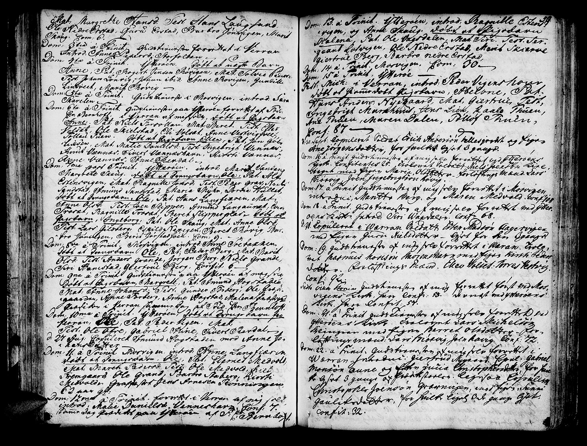 Ministerialprotokoller, klokkerbøker og fødselsregistre - Nord-Trøndelag, SAT/A-1458/722/L0216: Parish register (official) no. 722A03, 1756-1816, p. 59