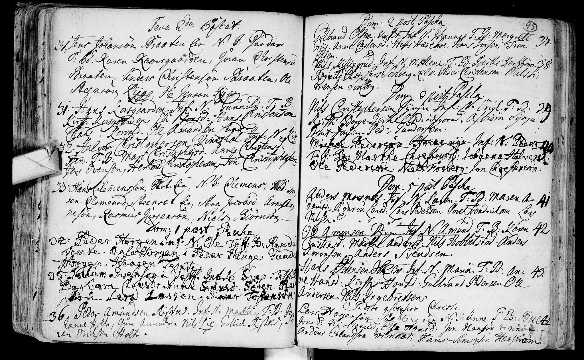 Eiker kirkebøker, AV/SAKO-A-4/F/Fa/L0003: Parish register (official) no. I 3, 1724-1753, p. 95