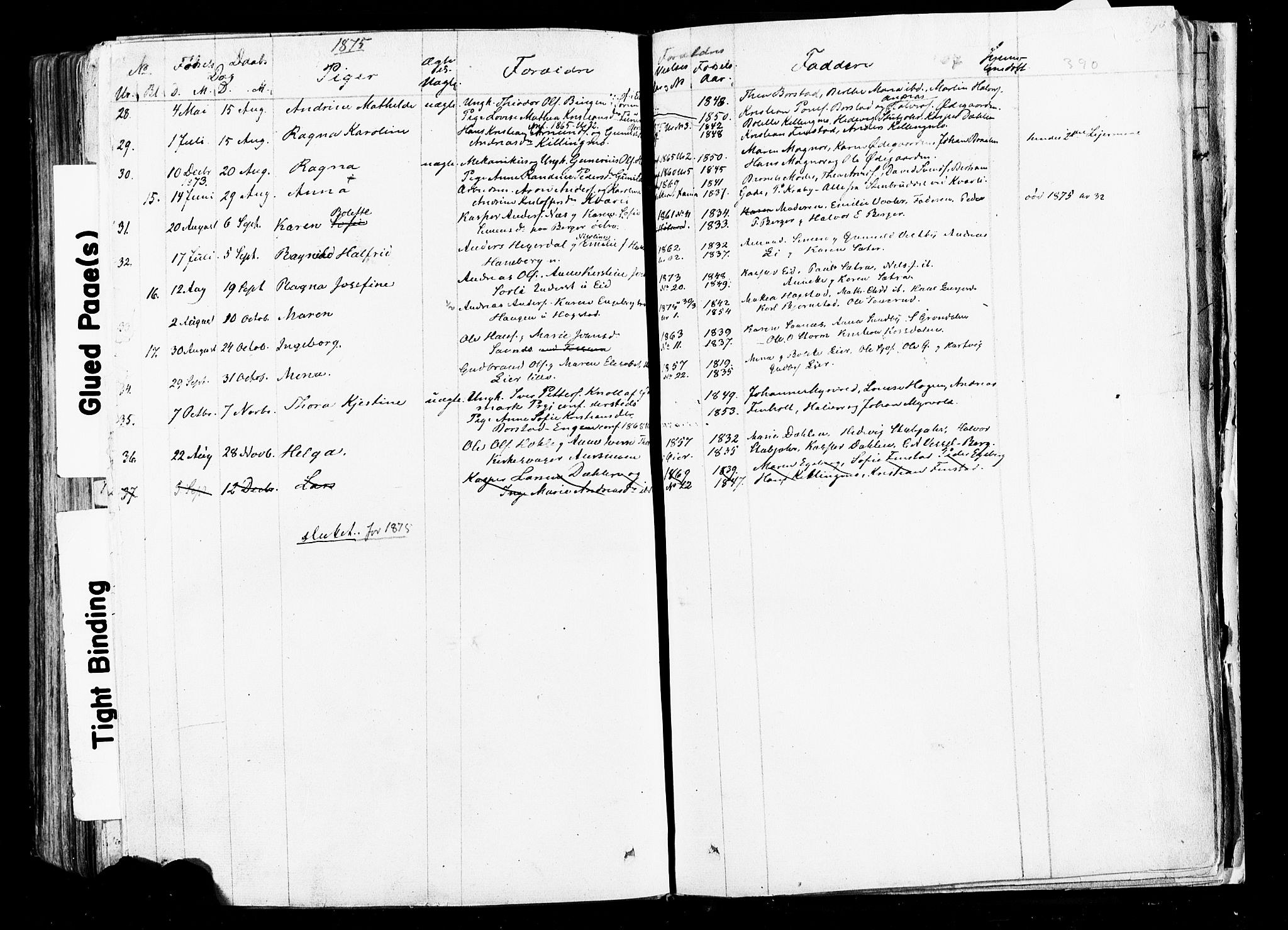 Aurskog prestekontor Kirkebøker, AV/SAO-A-10304a/F/Fa/L0007: Parish register (official) no. I 7, 1854-1877, p. 390