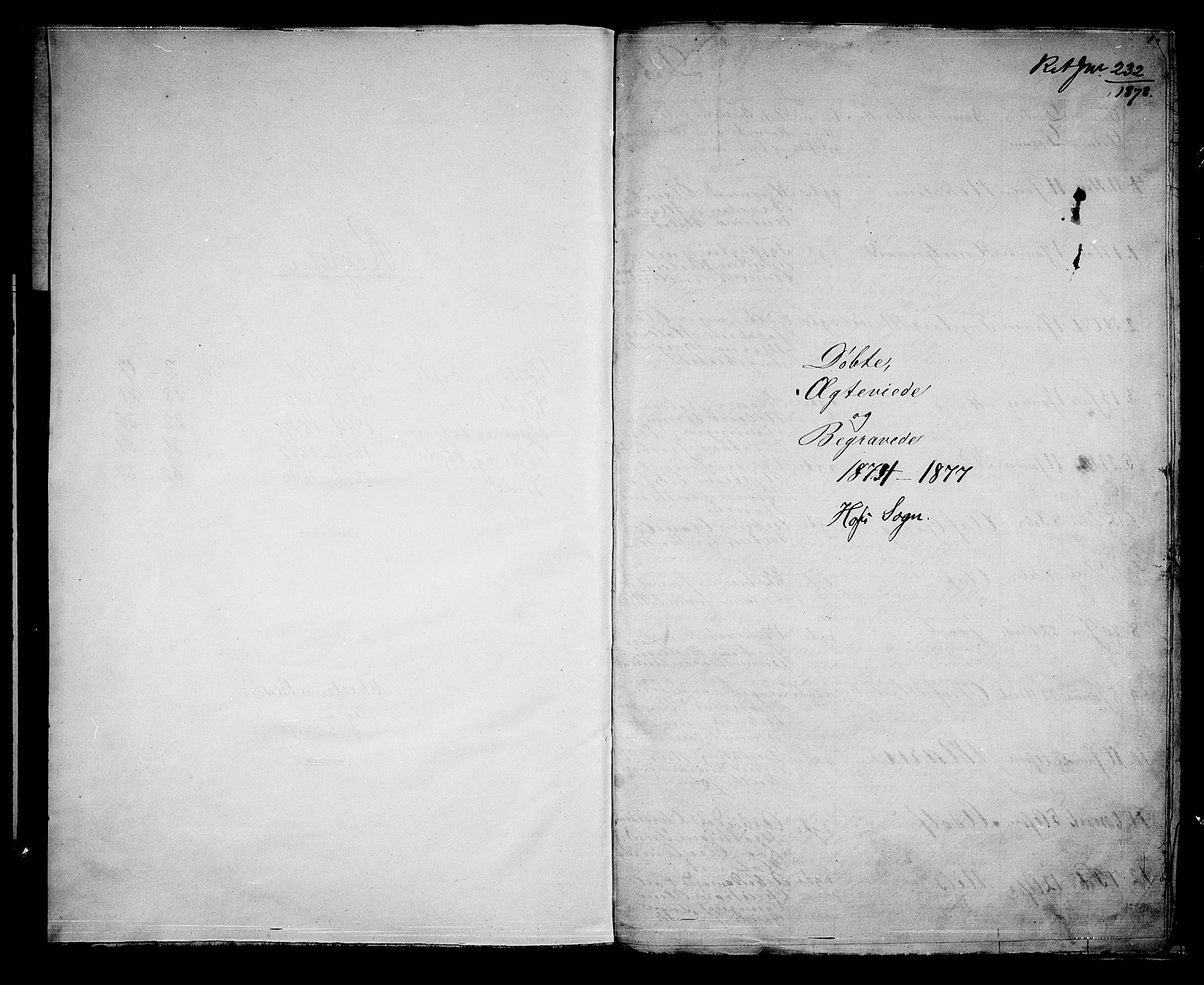 Hof kirkebøker, AV/SAKO-A-64/G/Ga/L0003: Parish register (copy) no. I 3, 1874-1877