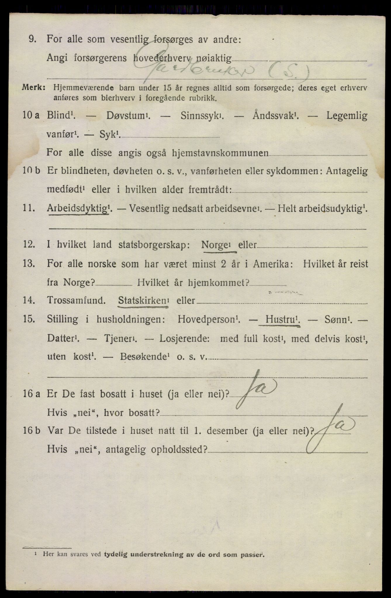 SAKO, 1920 census for Hovin, 1920, p. 1752