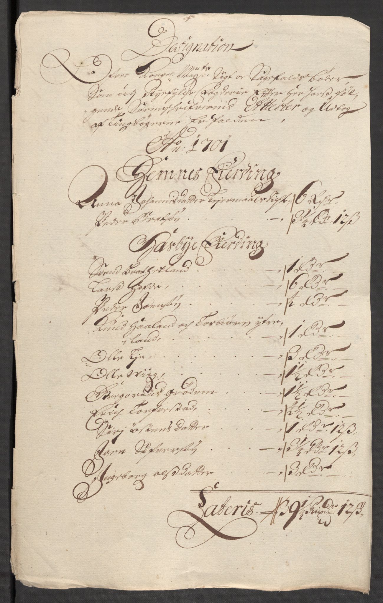Rentekammeret inntil 1814, Reviderte regnskaper, Fogderegnskap, RA/EA-4092/R47/L2859: Fogderegnskap Ryfylke, 1701-1702, p. 34
