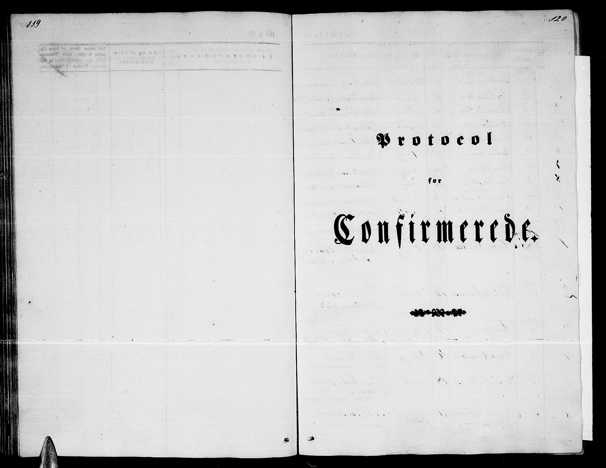 Ministerialprotokoller, klokkerbøker og fødselsregistre - Nordland, SAT/A-1459/835/L0530: Parish register (copy) no. 835C02, 1842-1865, p. 119-120