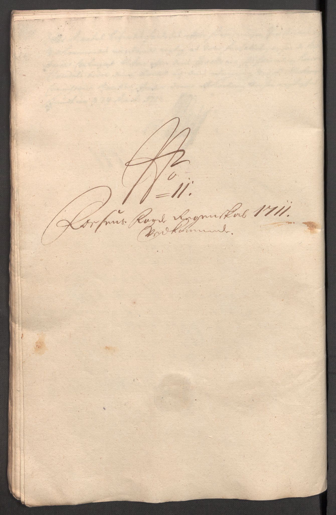 Rentekammeret inntil 1814, Reviderte regnskaper, Fogderegnskap, AV/RA-EA-4092/R57/L3860: Fogderegnskap Fosen, 1711, p. 284