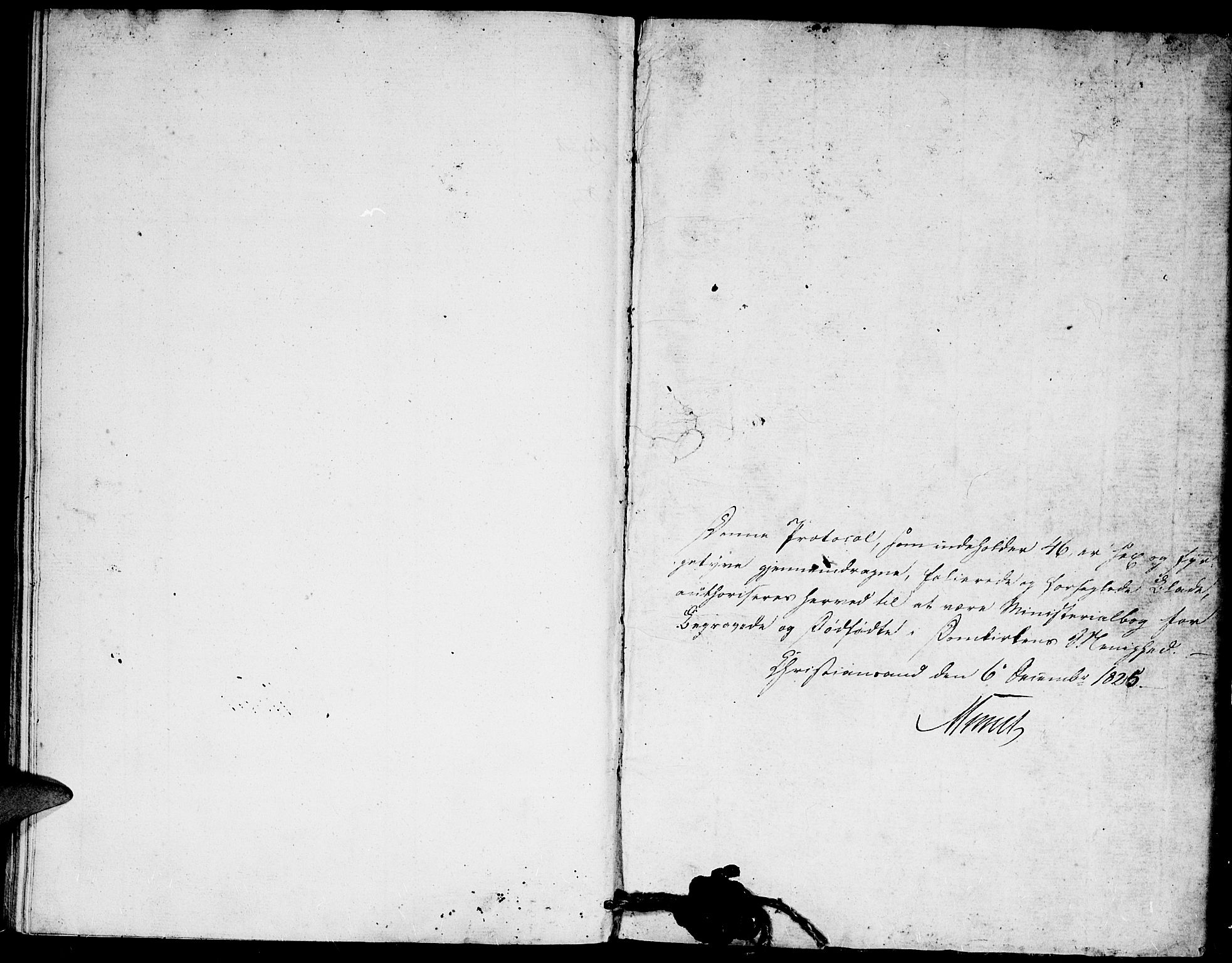 Kristiansand domprosti, SAK/1112-0006/F/Fa/L0010: Parish register (official) no. A 10, 1824-1827