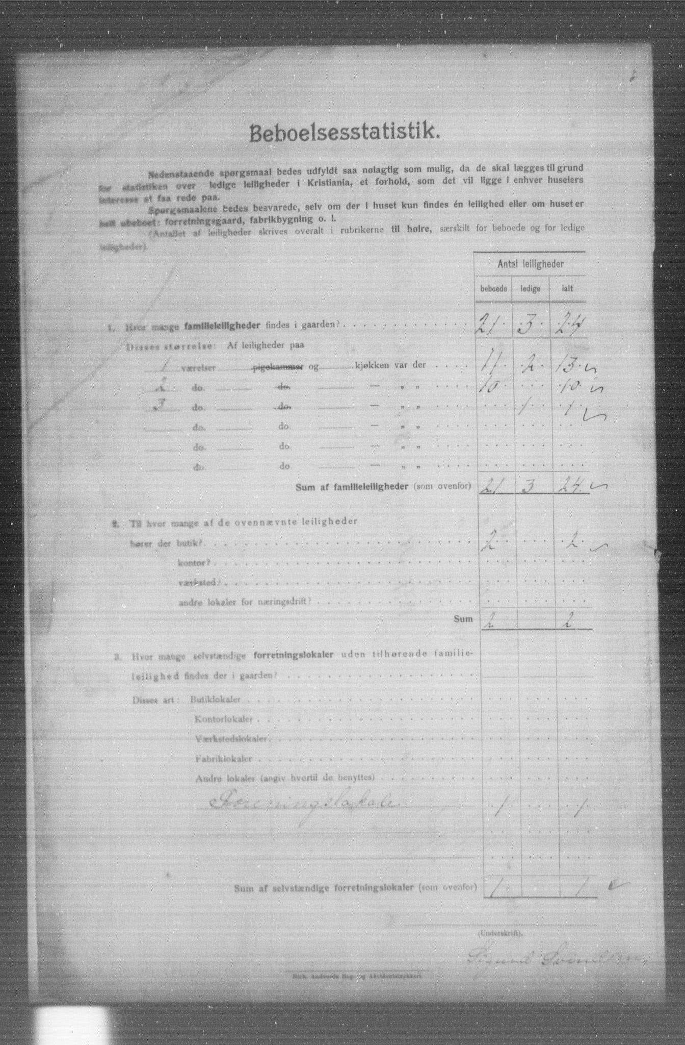 OBA, Municipal Census 1904 for Kristiania, 1904, p. 17732