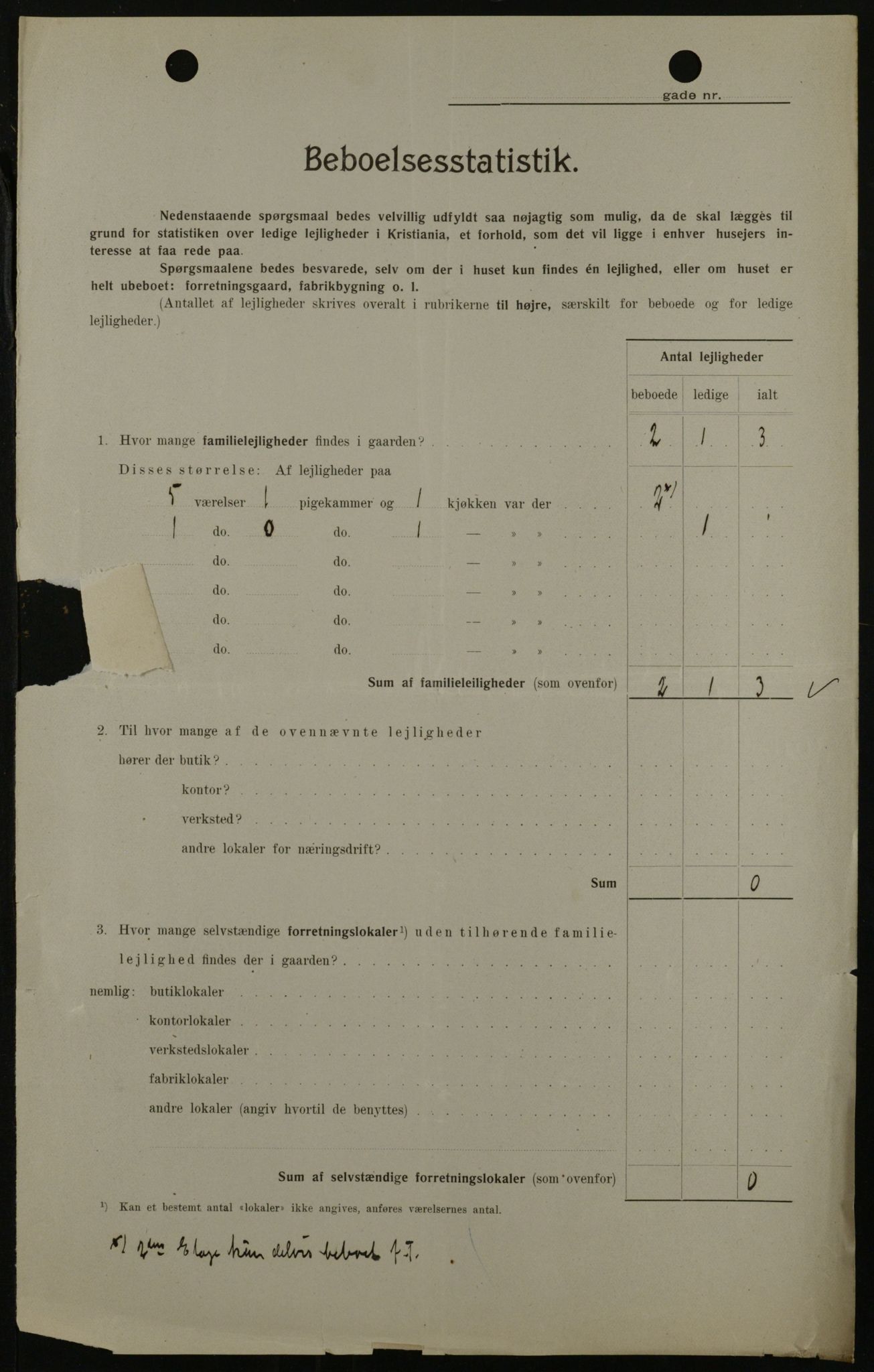 OBA, Municipal Census 1908 for Kristiania, 1908, p. 20819