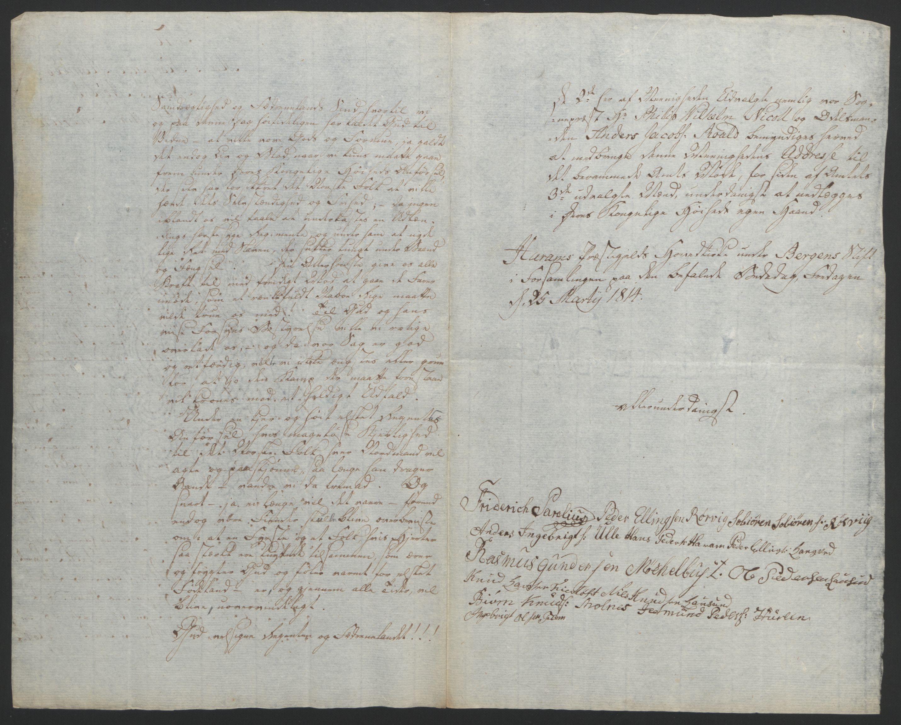 Statsrådssekretariatet, RA/S-1001/D/Db/L0008: Fullmakter for Eidsvollsrepresentantene i 1814. , 1814, p. 378