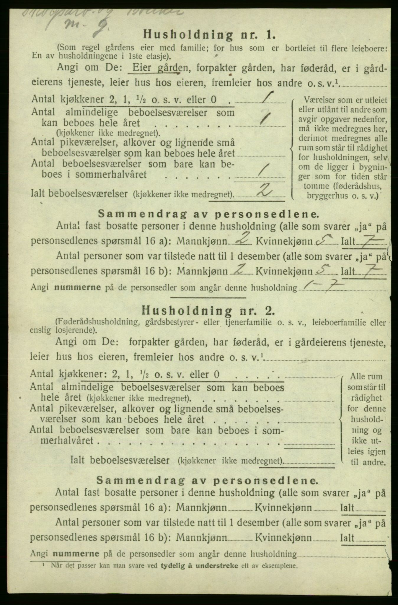 SAB, 1920 census for Varaldsøy, 1920, p. 57