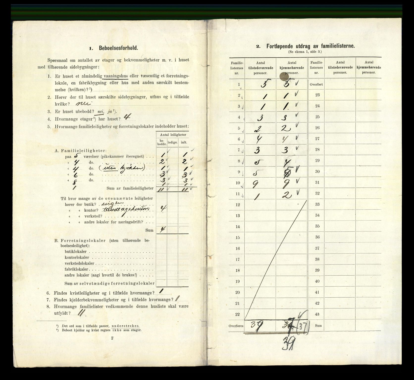 RA, 1910 census for Kristiania, 1910, p. 3000