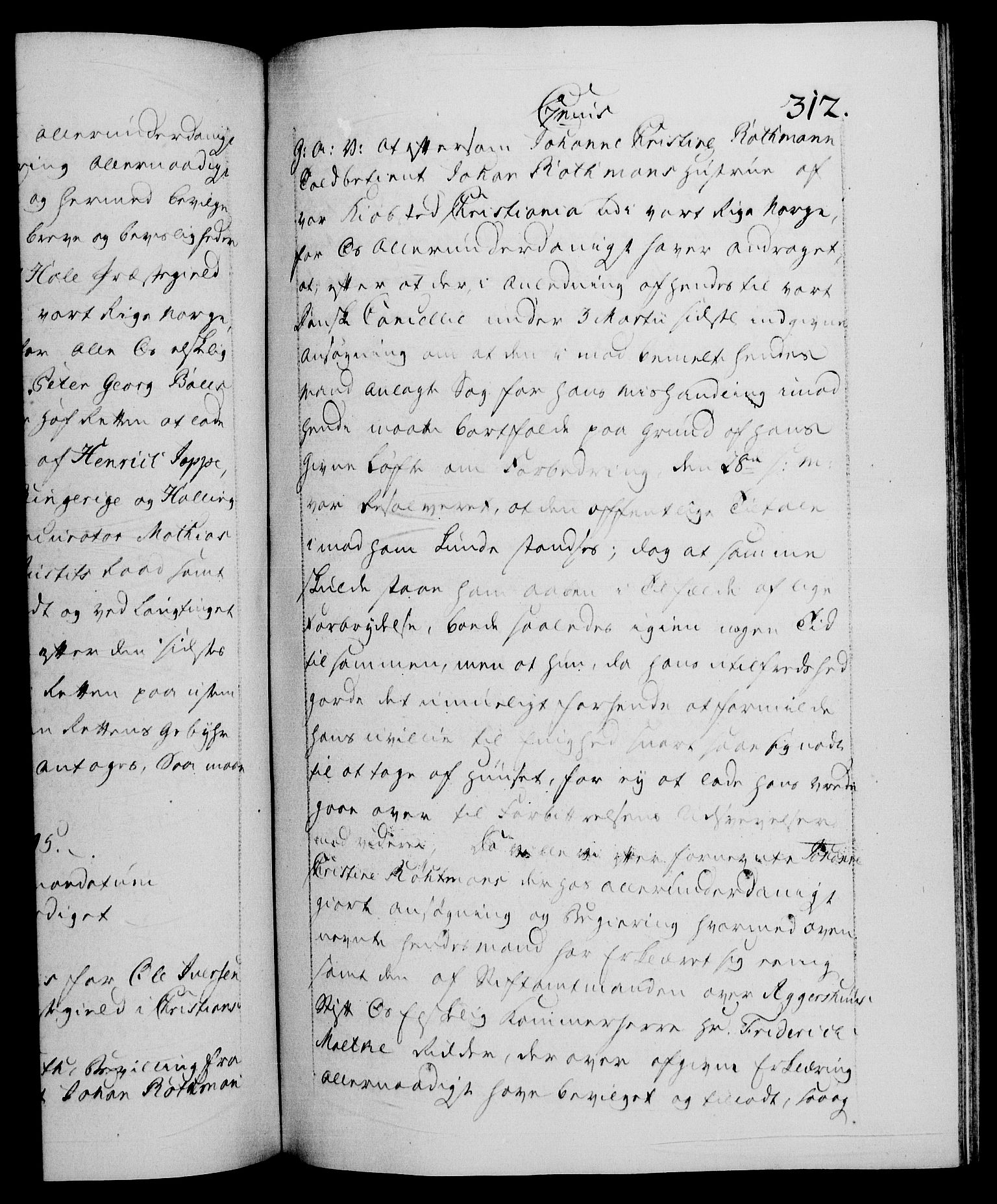 Danske Kanselli 1572-1799, AV/RA-EA-3023/F/Fc/Fca/Fcaa/L0056: Norske registre, 1795-1796, p. 312a