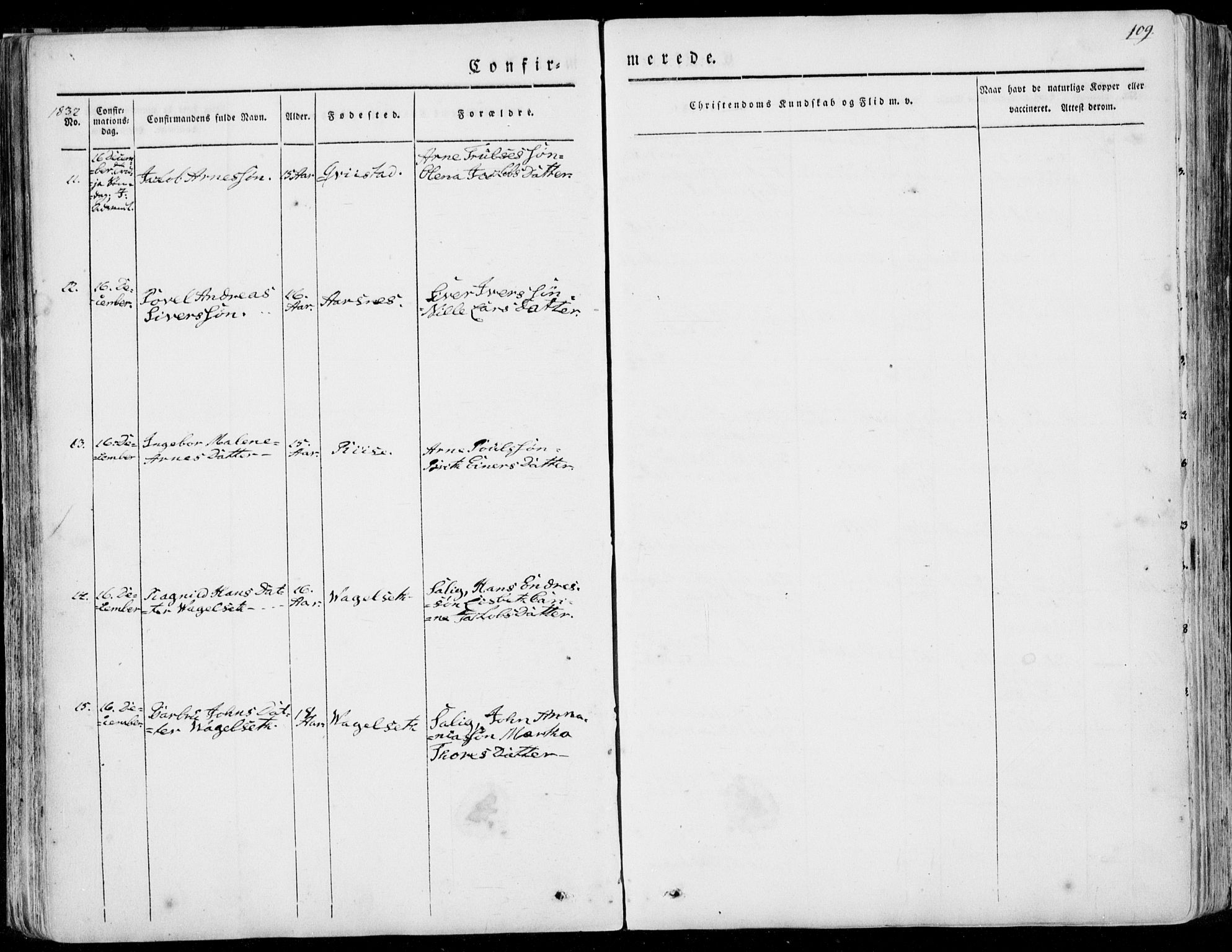 Ministerialprotokoller, klokkerbøker og fødselsregistre - Møre og Romsdal, AV/SAT-A-1454/515/L0208: Parish register (official) no. 515A04, 1830-1846, p. 109