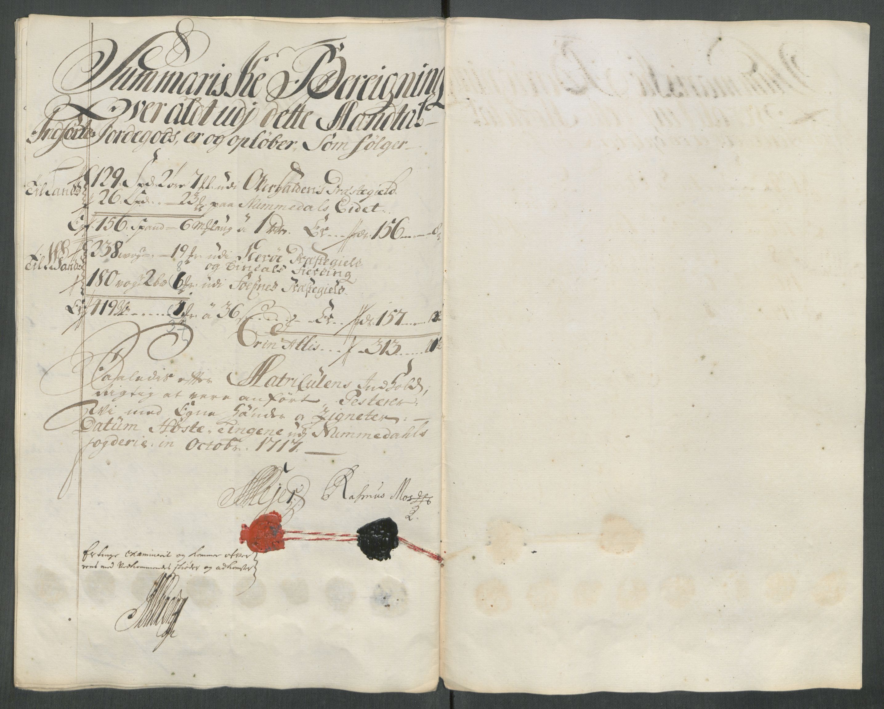 Rentekammeret inntil 1814, Reviderte regnskaper, Fogderegnskap, AV/RA-EA-4092/R64/L4438: Fogderegnskap Namdal, 1717, p. 225