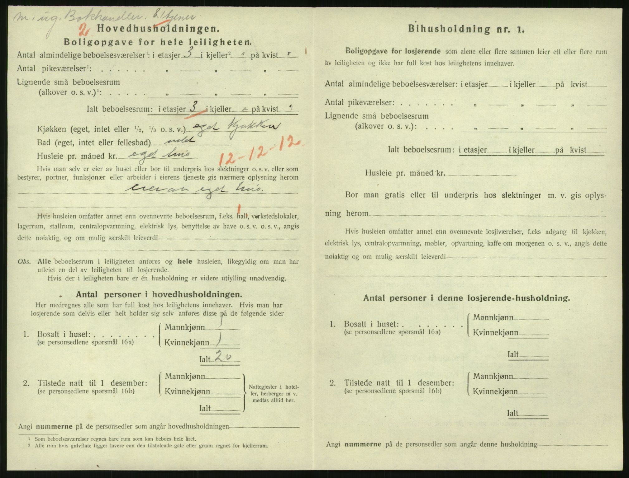 SAK, 1920 census for Risør, 1920, p. 1510