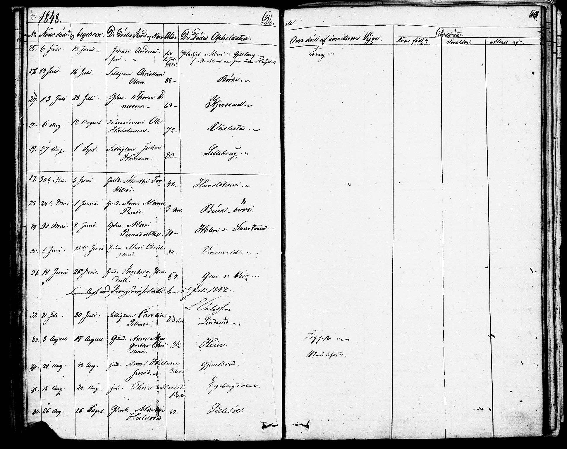 Enebakk prestekontor Kirkebøker, AV/SAO-A-10171c/F/Fa/L0013: Parish register (official) no. I 13, 1832-1882, p. 50