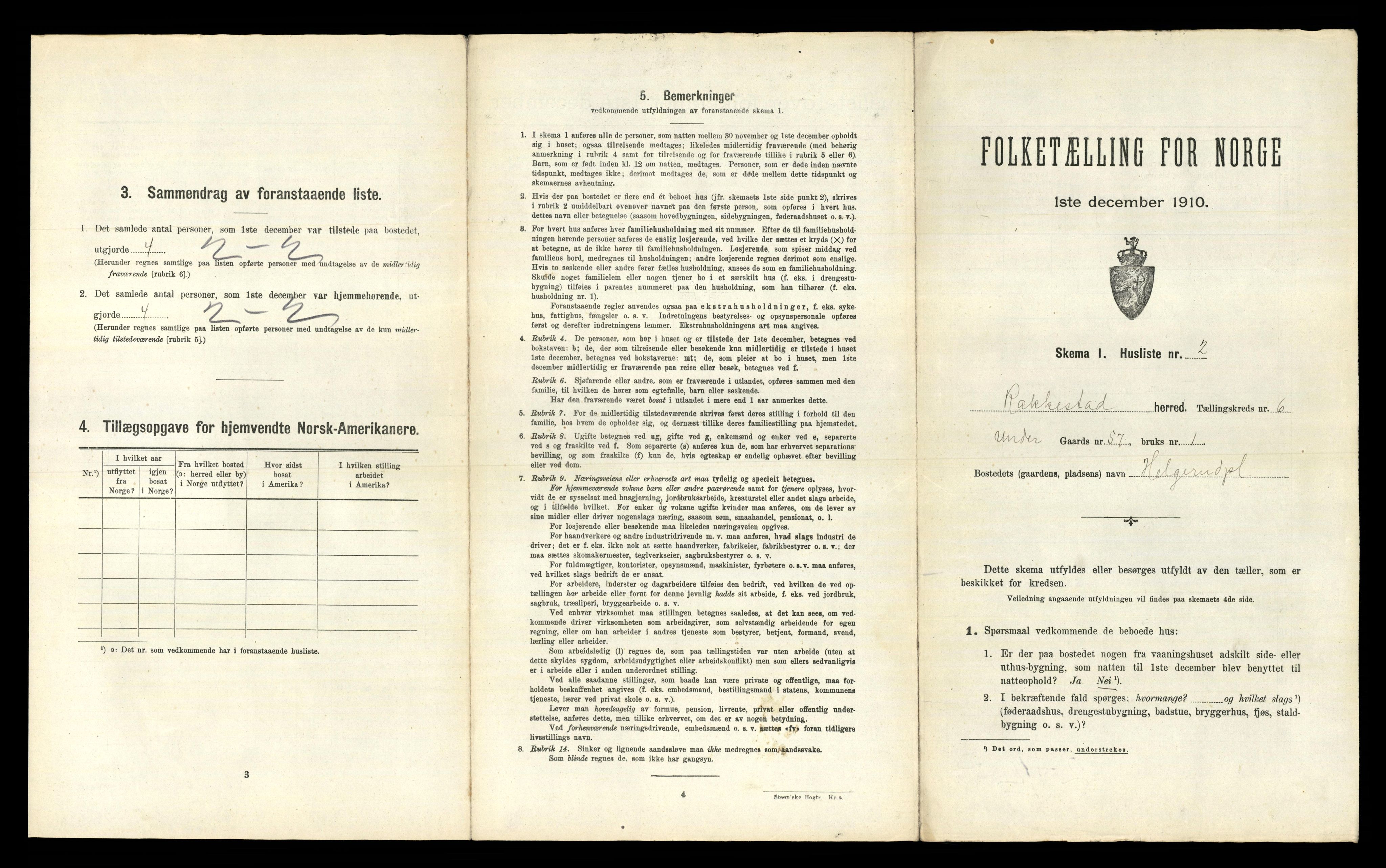 RA, 1910 census for Rakkestad, 1910, p. 993
