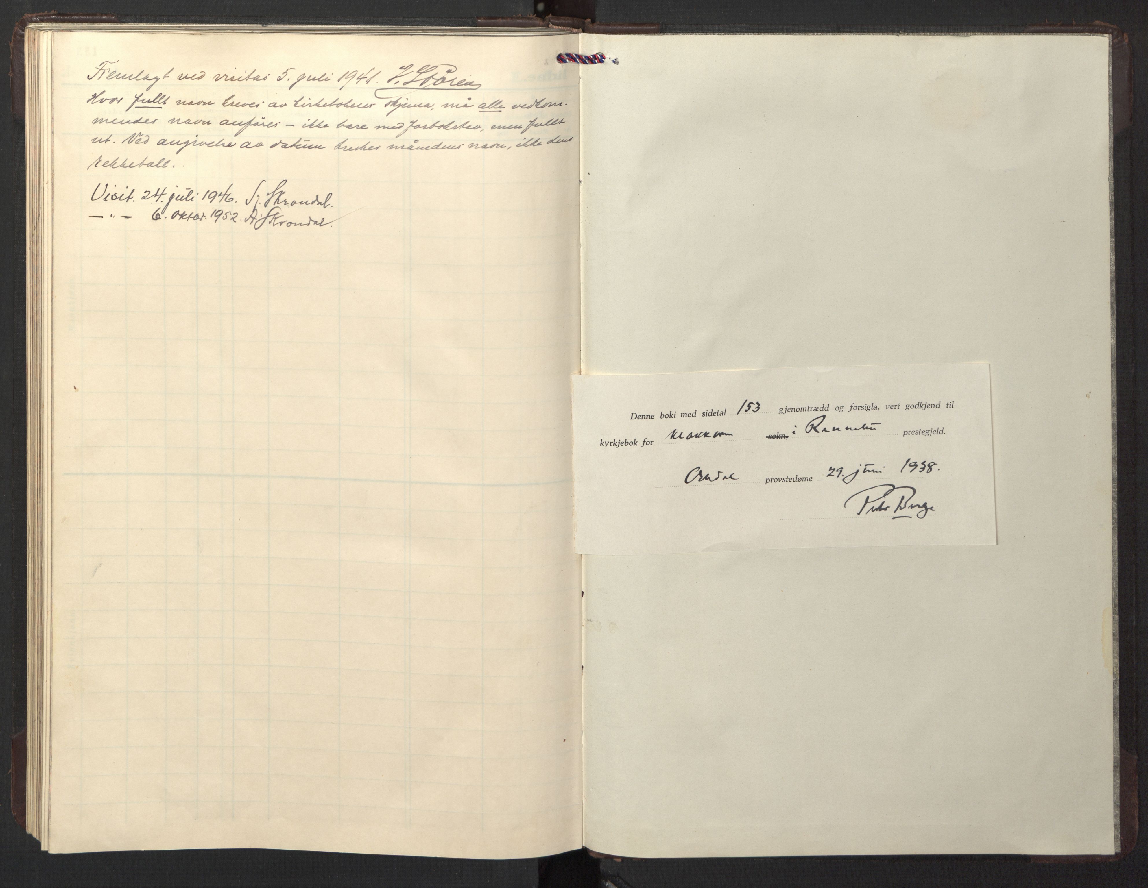 Ministerialprotokoller, klokkerbøker og fødselsregistre - Sør-Trøndelag, SAT/A-1456/674/L0878: Parish register (copy) no. 674C05, 1941-1950