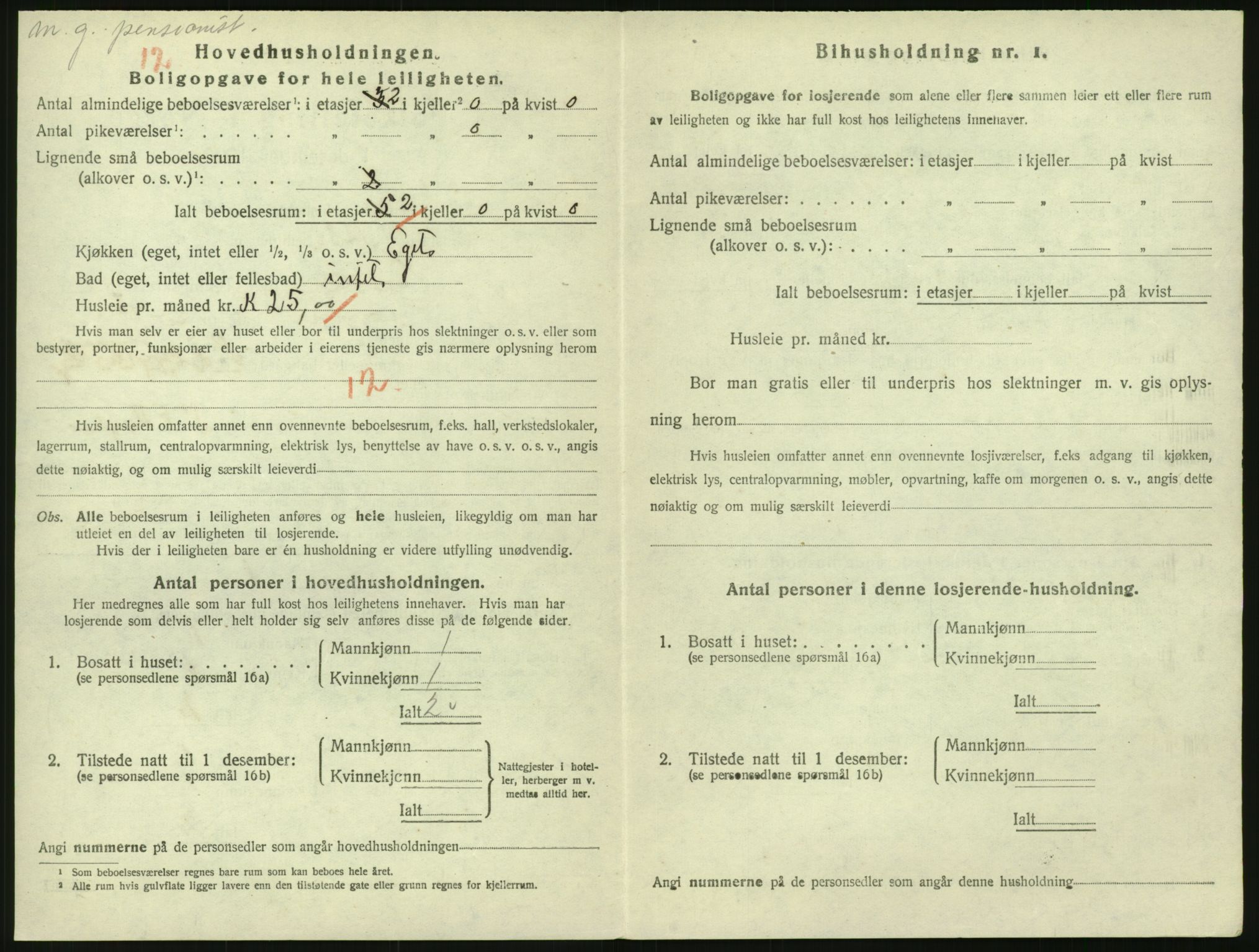 SAK, 1920 census for Risør, 1920, p. 1650