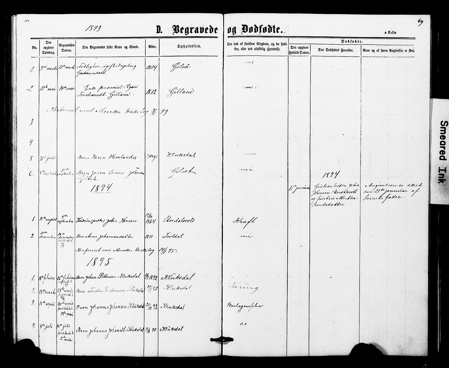 Ministerialprotokoller, klokkerbøker og fødselsregistre - Nord-Trøndelag, SAT/A-1458/707/L0052: Parish register (copy) no. 707C01, 1864-1897, p. 69