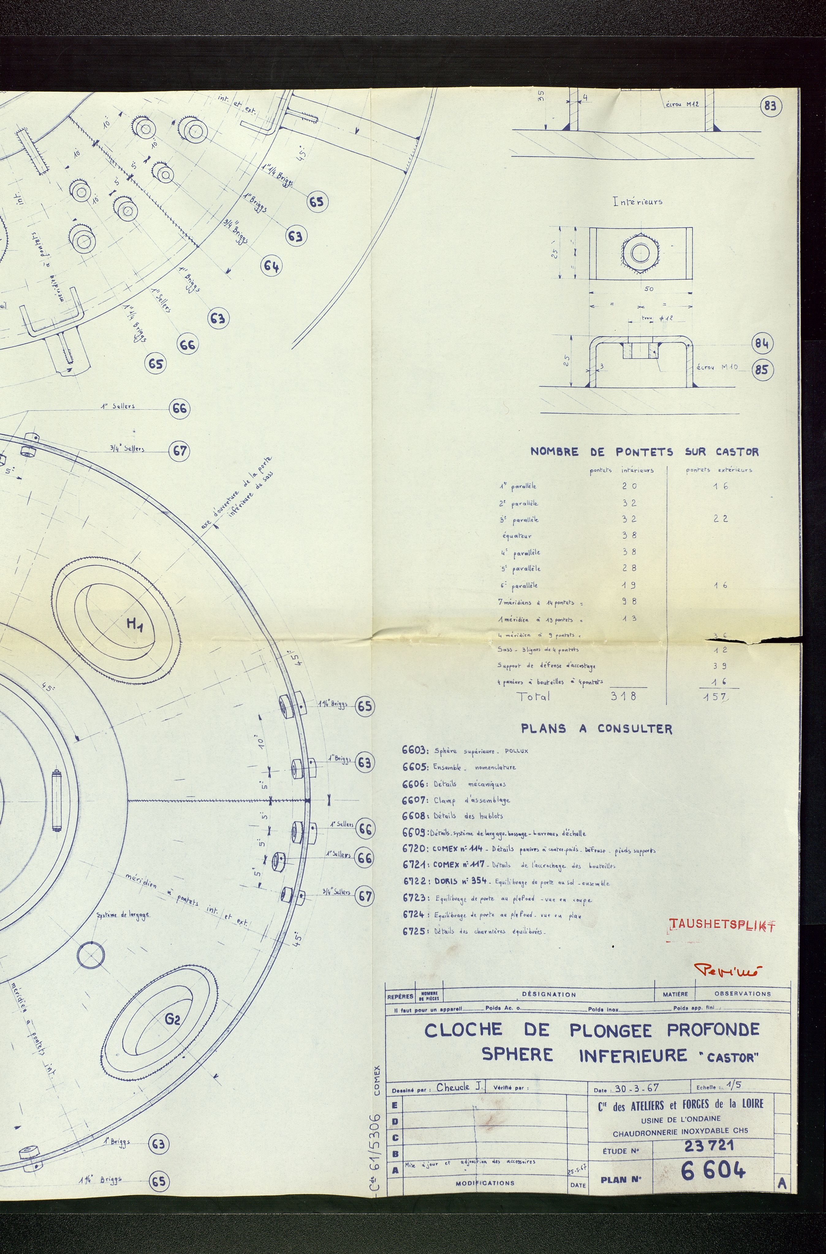 Industridepartementet, Oljekontoret, AV/SAST-A-101348/Db/L0004: Simulering, havmiljø og dykking, 1966-1973, p. 284