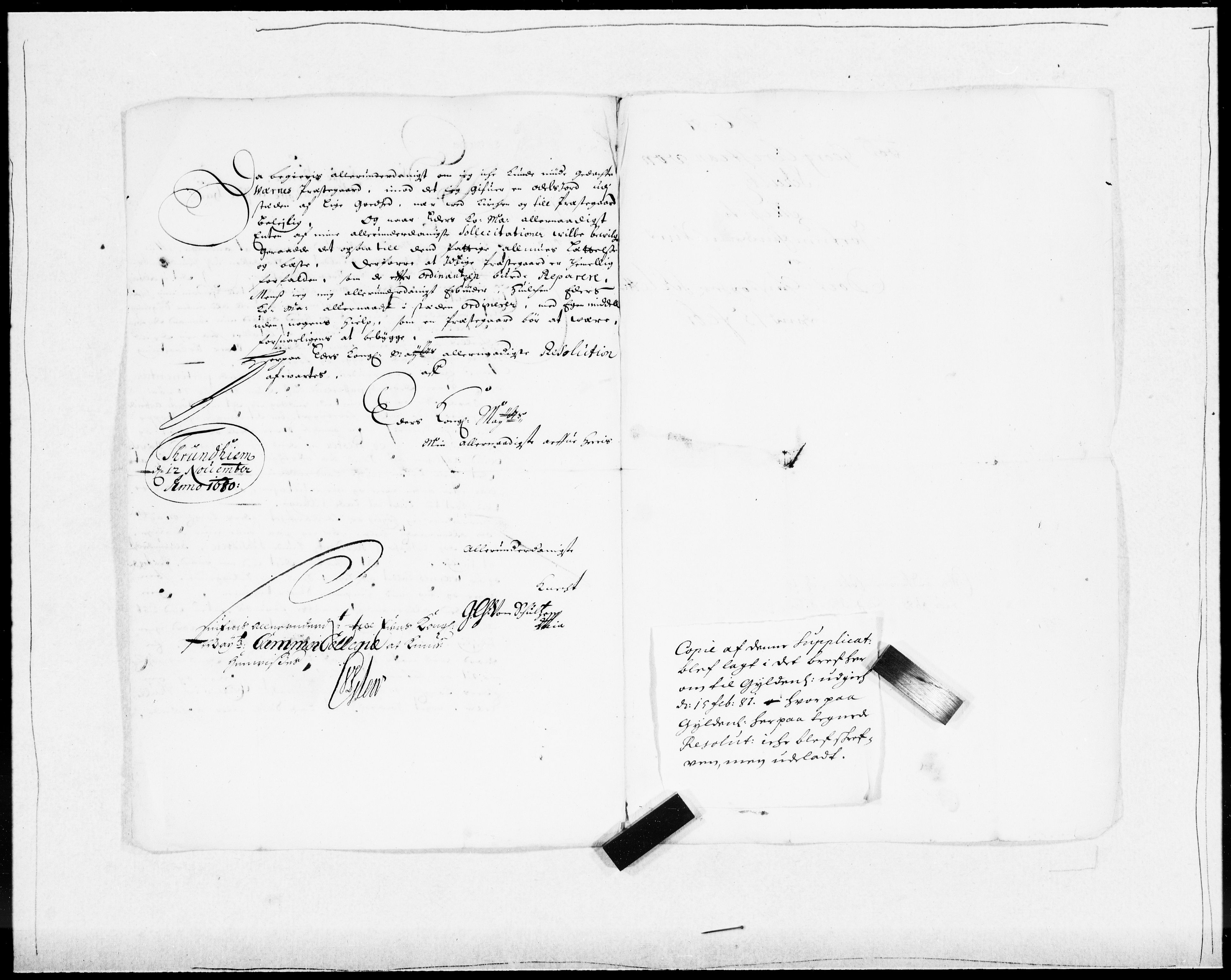 Danske Kanselli 1572-1799, AV/RA-EA-3023/F/Fc/Fcc/Fcca/L0033: Norske innlegg 1572-1799, 1680-1681, p. 270