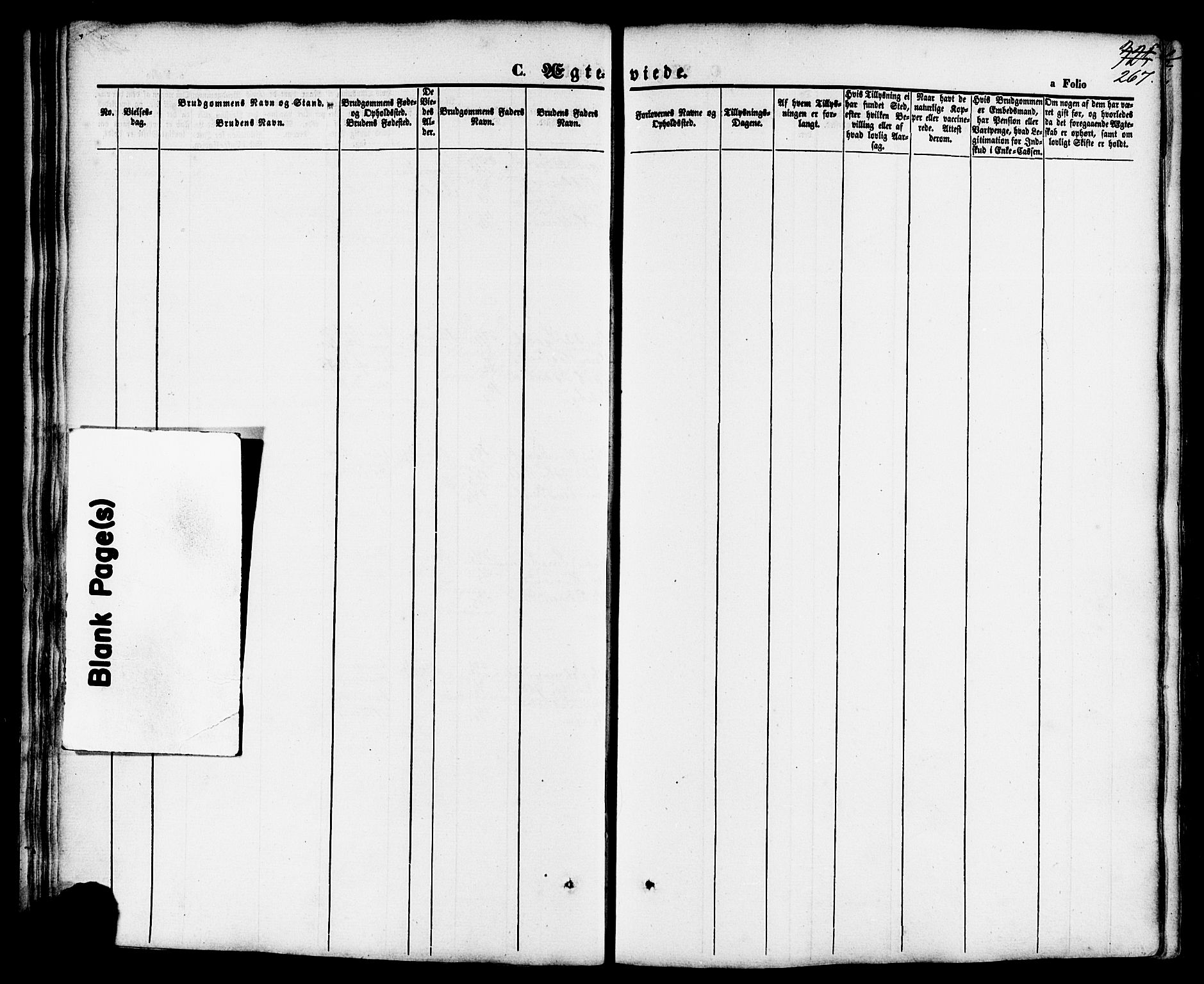 Rennesøy sokneprestkontor, AV/SAST-A -101827/H/Ha/Haa/L0006: Parish register (official) no. A 6, 1860-1878, p. 267