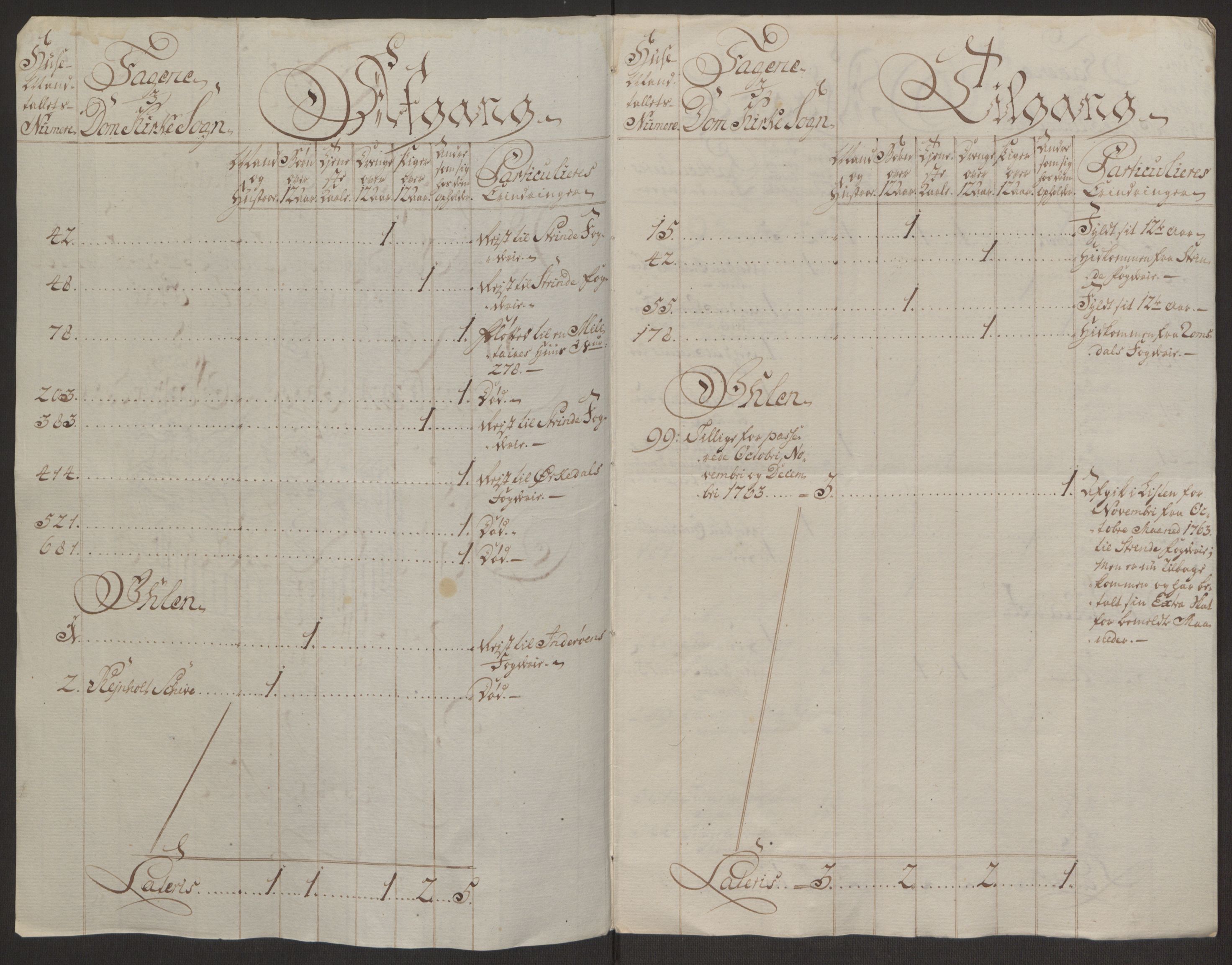 Rentekammeret inntil 1814, Reviderte regnskaper, Byregnskaper, AV/RA-EA-4066/R/Rs/L0516/0001: [S9] Kontribusjonsregnskap / Ekstraskatt, 1762-1767, p. 184