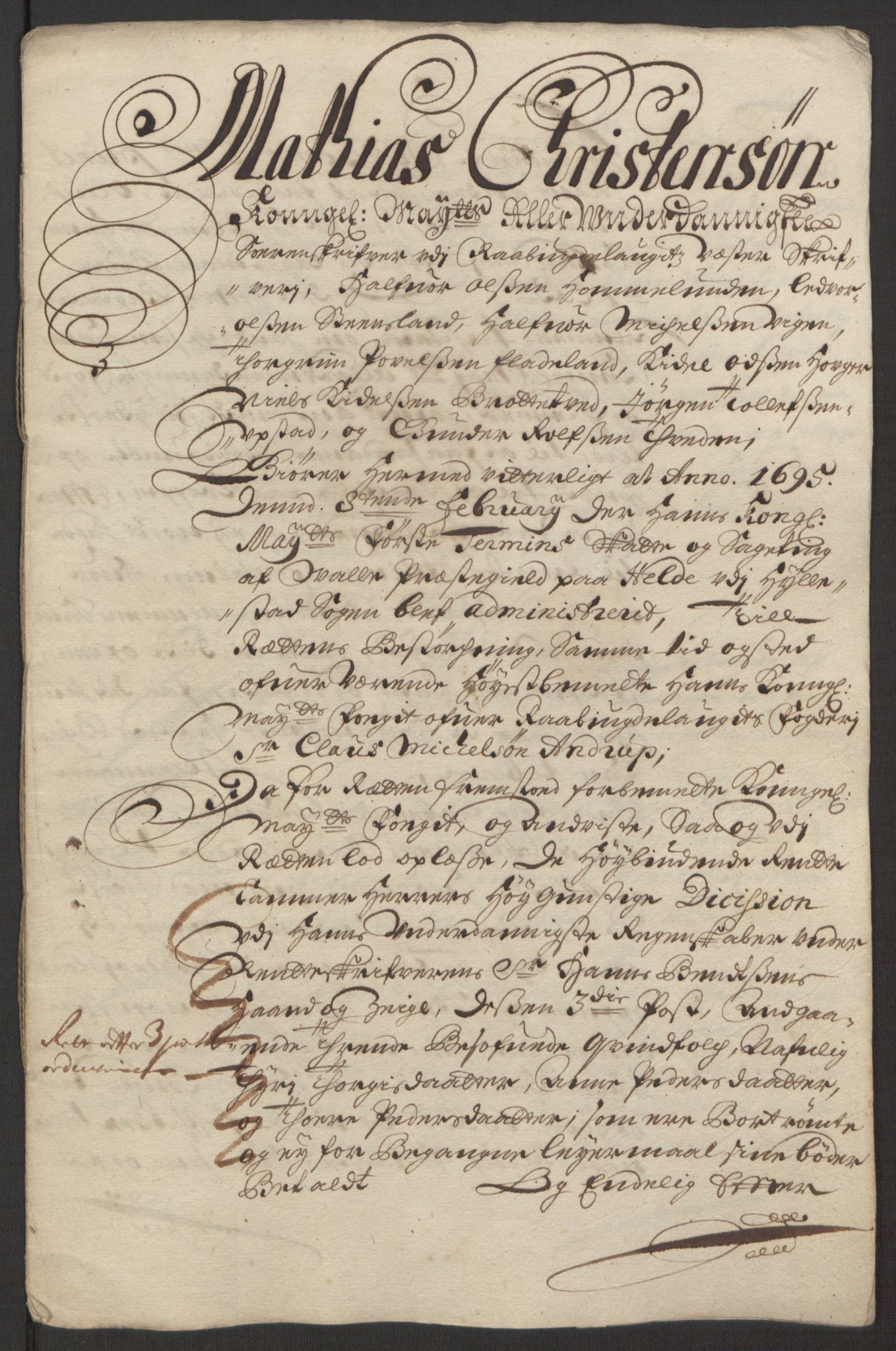 Rentekammeret inntil 1814, Reviderte regnskaper, Fogderegnskap, AV/RA-EA-4092/R40/L2444: Fogderegnskap Råbyggelag, 1693-1696, p. 178