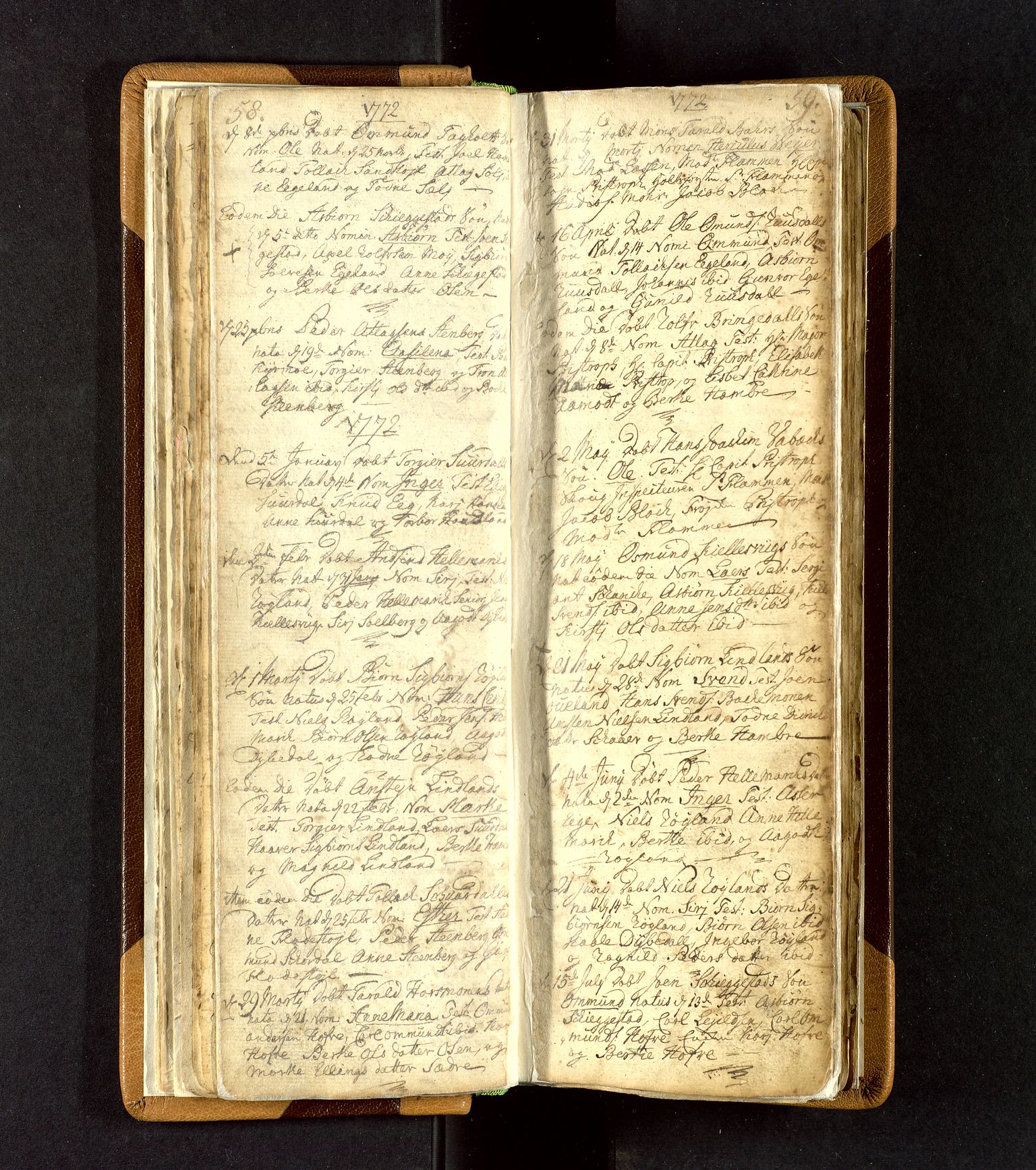 Lund sokneprestkontor, AV/SAST-A-101809/S06/L0003: Parish register (official) no. A 3, 1761-1801, p. 58-59