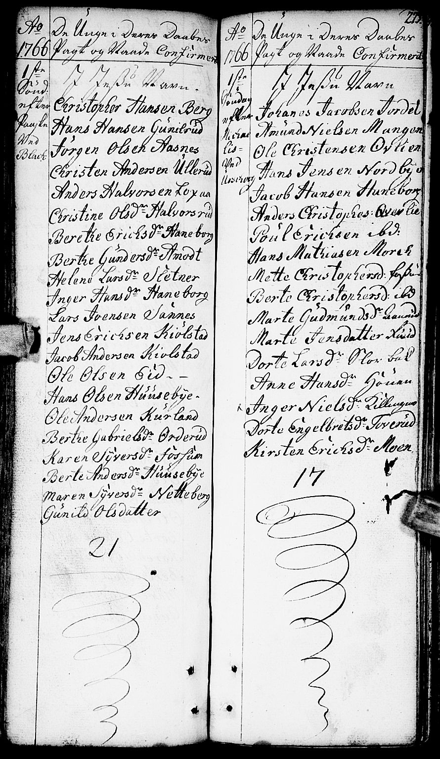 Aurskog prestekontor Kirkebøker, AV/SAO-A-10304a/F/Fa/L0002: Parish register (official) no. I 2, 1735-1766, p. 273