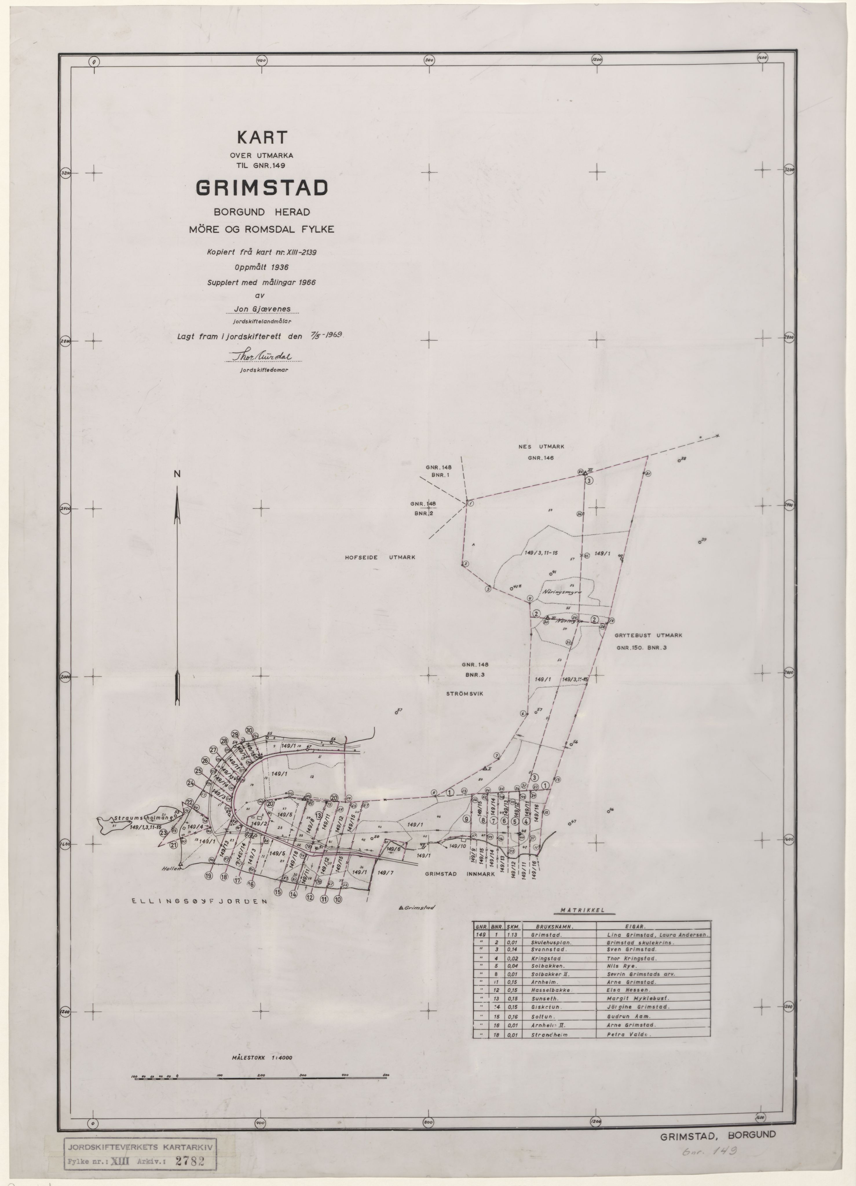 Jordskifteverkets kartarkiv, RA/S-3929/T, 1859-1988, p. 3499