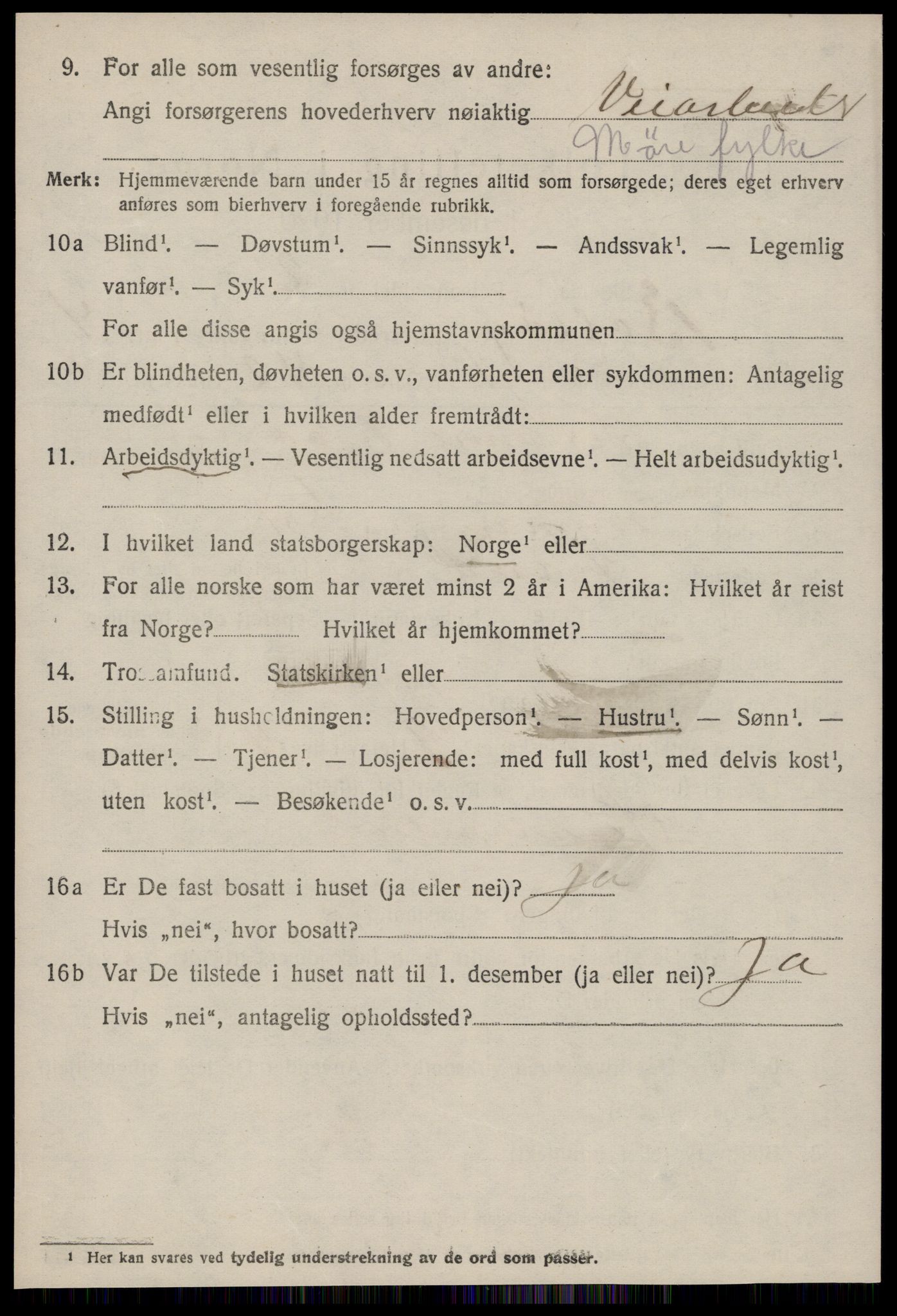 SAT, 1920 census for Bolsøy, 1920, p. 6558