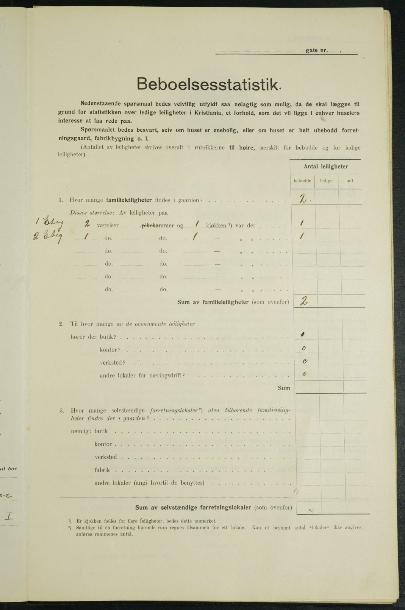 OBA, Municipal Census 1914 for Kristiania, 1914, p. 24779