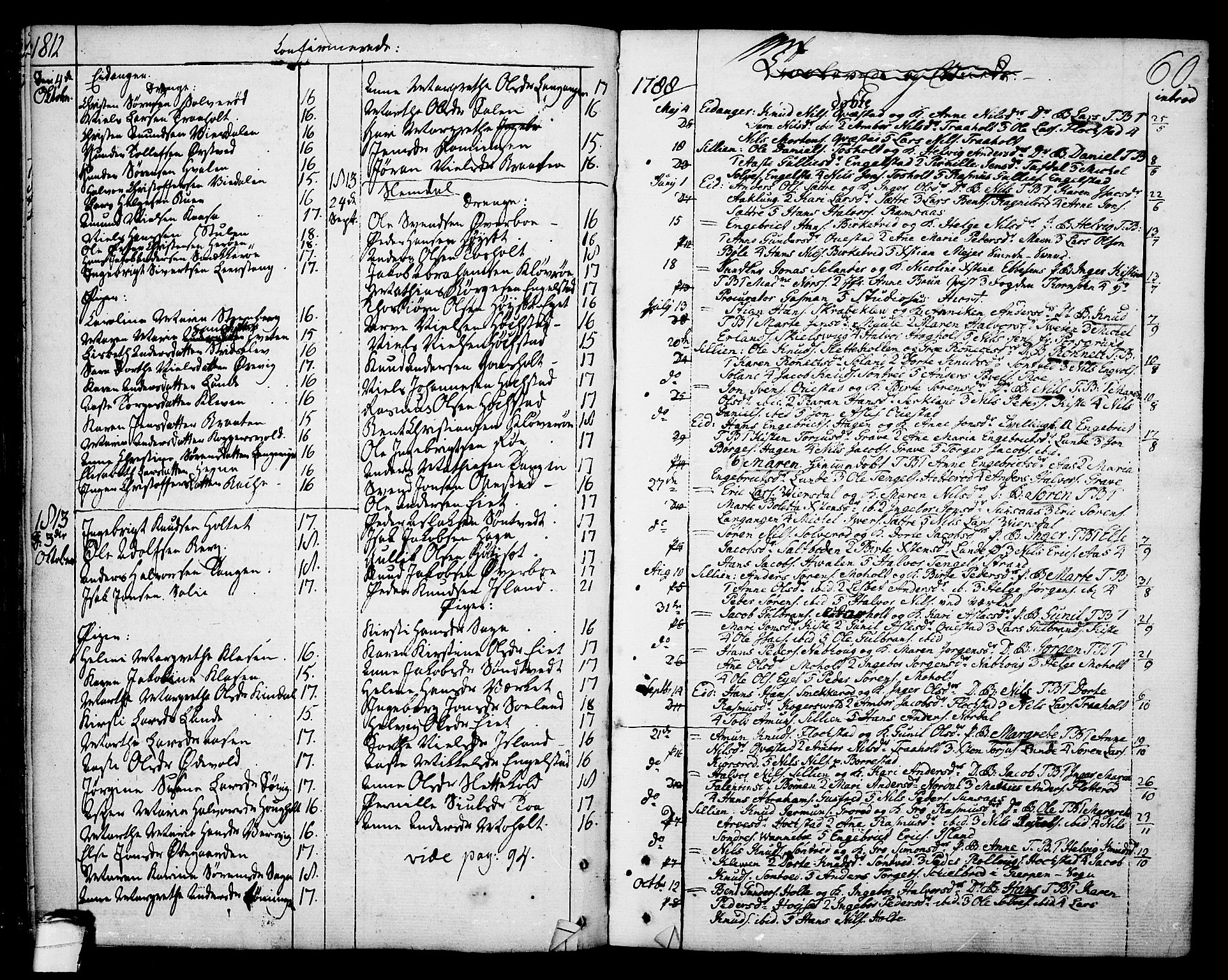 Eidanger kirkebøker, SAKO/A-261/F/Fa/L0006: Parish register (official) no. 6, 1764-1814, p. 60