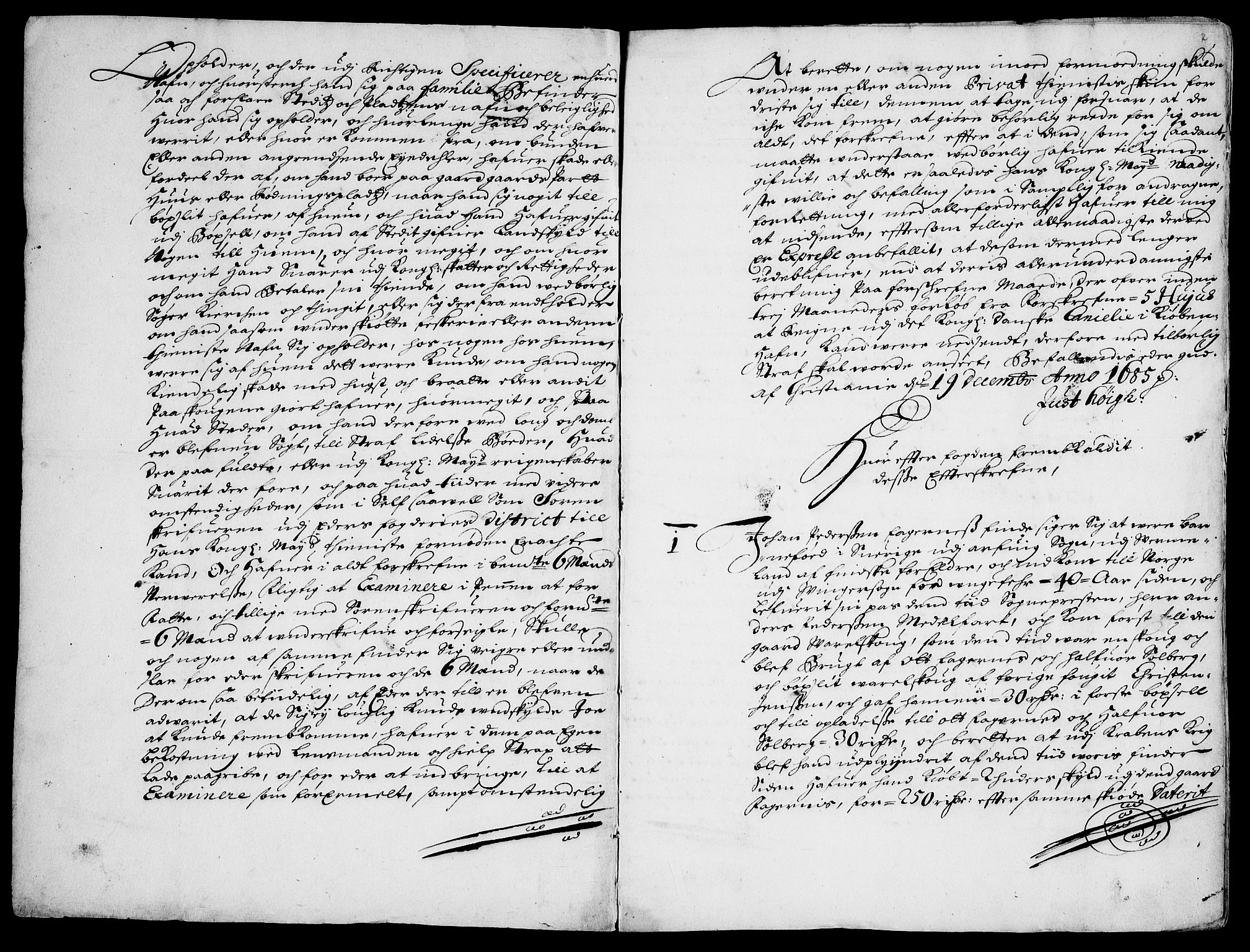 Danske Kanselli, Skapsaker, AV/RA-EA-4061/F/L0083/0002: Skap 15, pakke 125F-135 / Skap 15, pakke 125G, litra A, 1686, p. 6