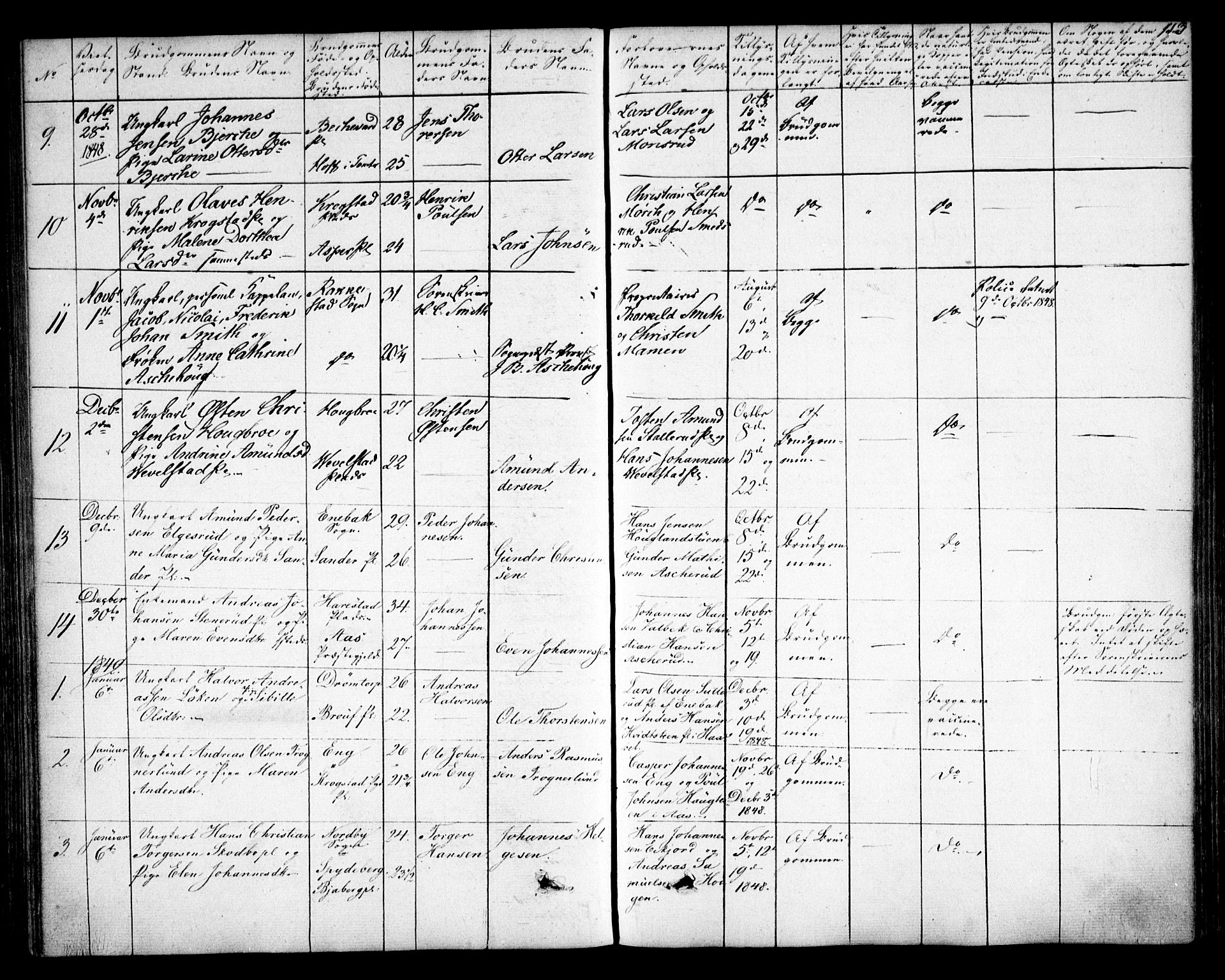 Kråkstad prestekontor Kirkebøker, SAO/A-10125a/F/Fa/L0006: Parish register (official) no. I 6, 1848-1857, p. 113